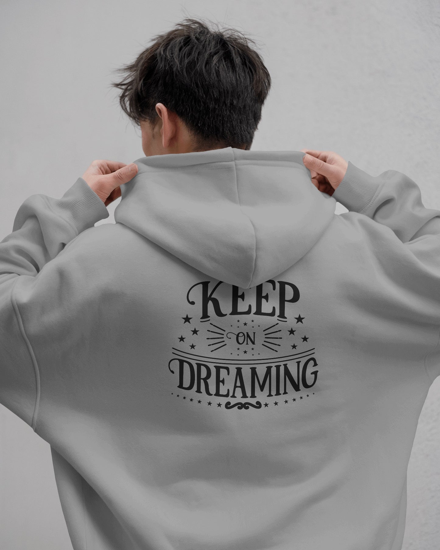 Keep on Dreaming Men's Hoodie - Cozy Casual Wear for Dreamers