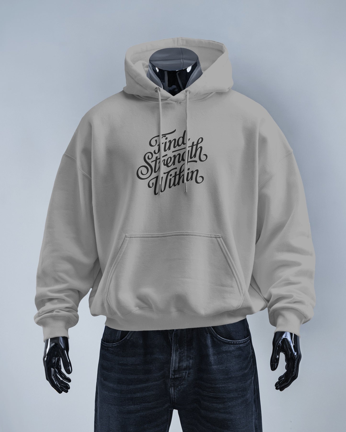 Find Strength Within Hoodie - Men's Heavy Blend™ for Comfort and Motivation