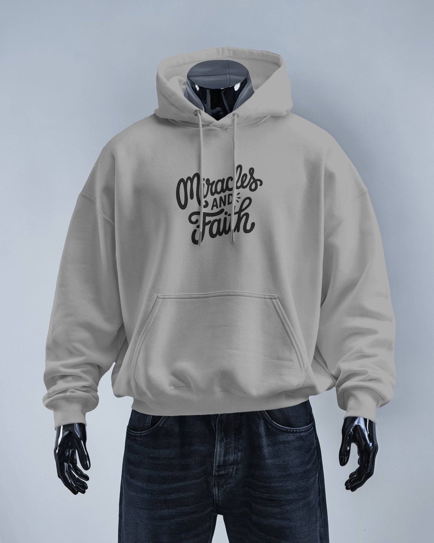 Inspirational Miracles and Faith Hoodie - Men's Heavy Blend