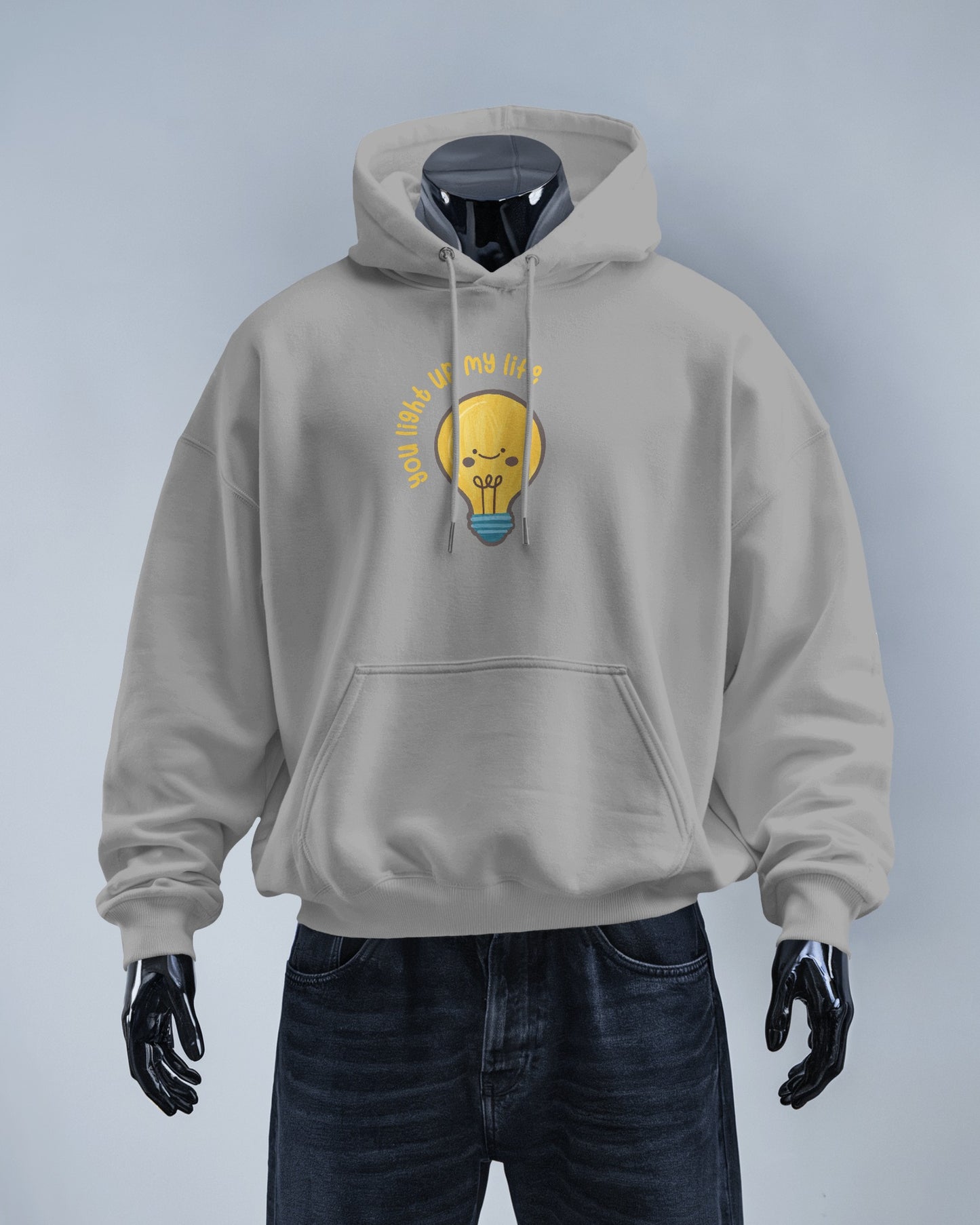 Lightbulb Inspiration Hoodie - 'You Light Up My Life' Men Hooded