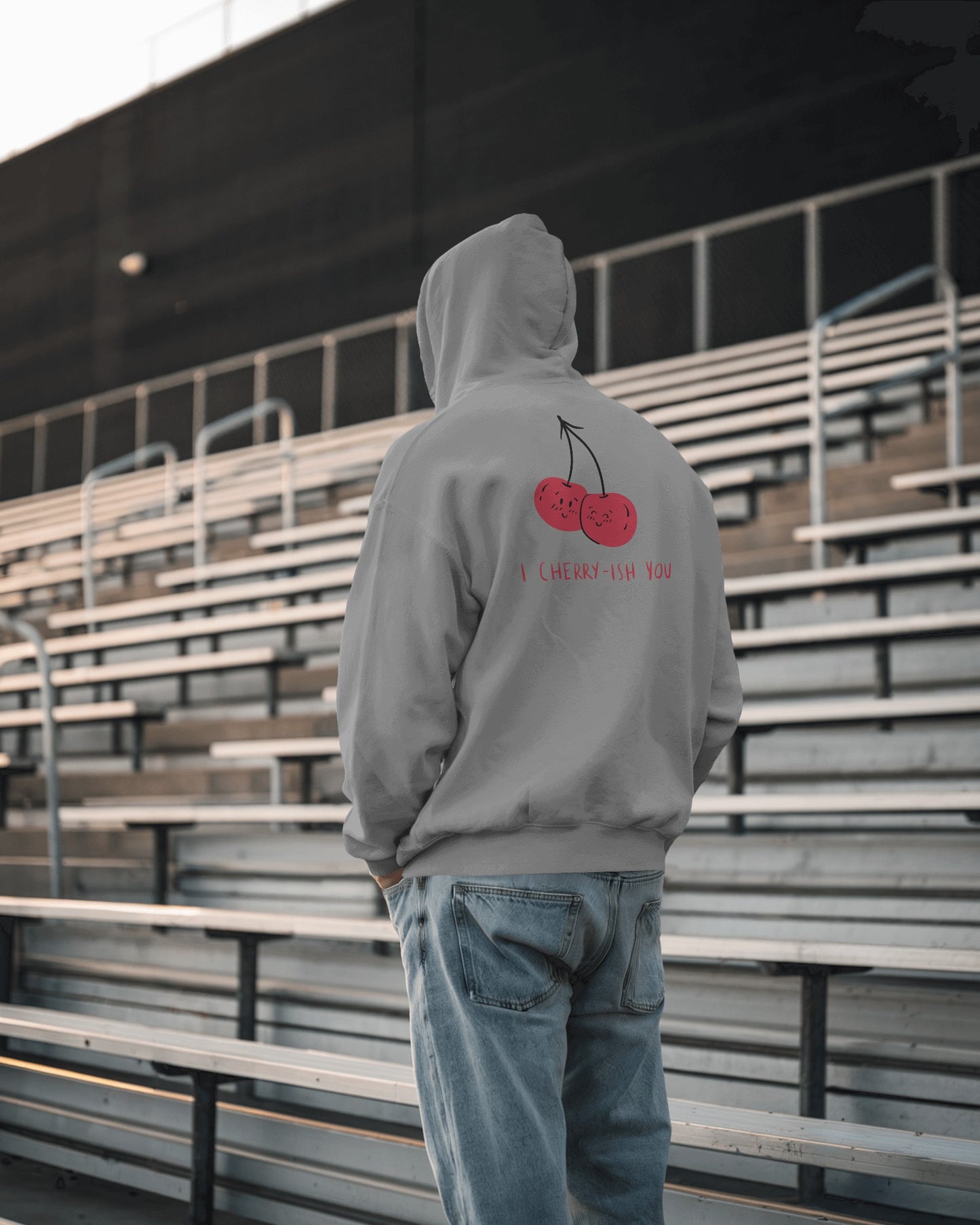 I Cherry-ish You Hoodie - Men's Heavy Blend™ for Spreading Love & Friendship