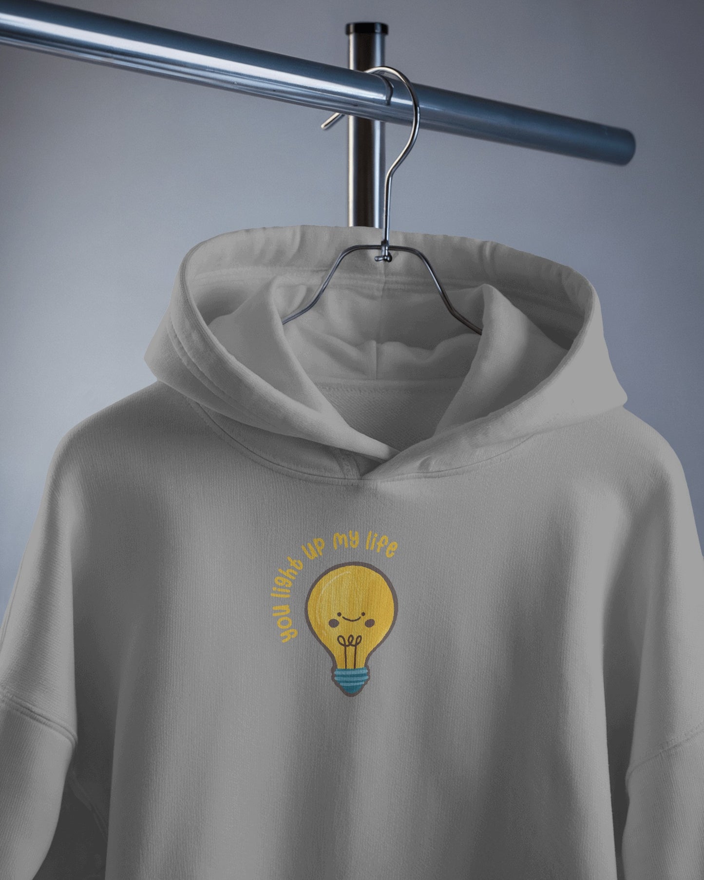 Lightbulb Inspiration Hoodie - 'You Light Up My Life' Men Hooded