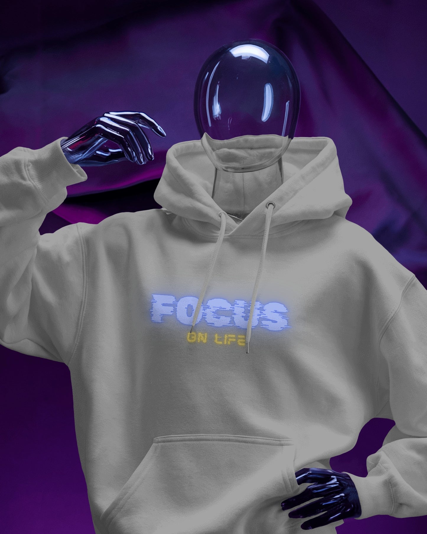 Focus on Life Men Heavy Blend™ Hoodie | Cozy Motivational Hoodie