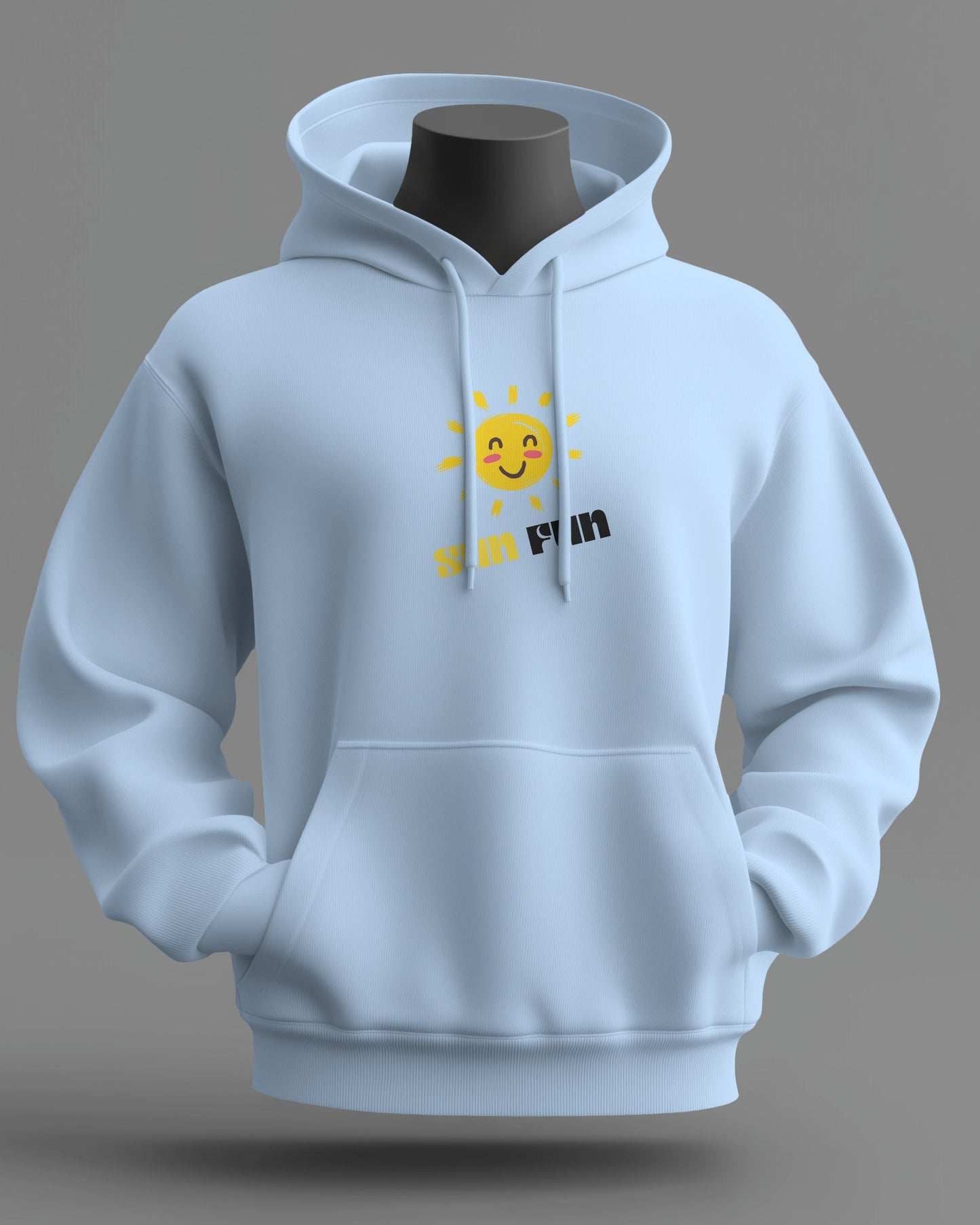 Sun Fun Men Heavy Blend Hoodie - Fun & Cheerful Hoodie for Active Lifestyle