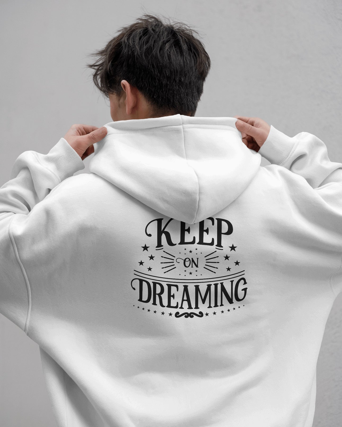Keep on Dreaming Men's Hoodie - Cozy Casual Wear for Dreamers