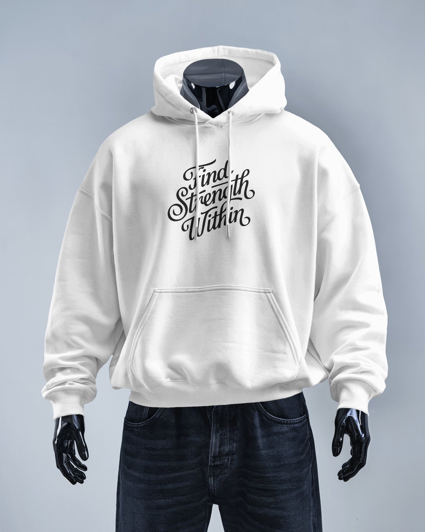 Find Strength Within Hoodie - Men's Heavy Blend™ for Comfort and Motivation
