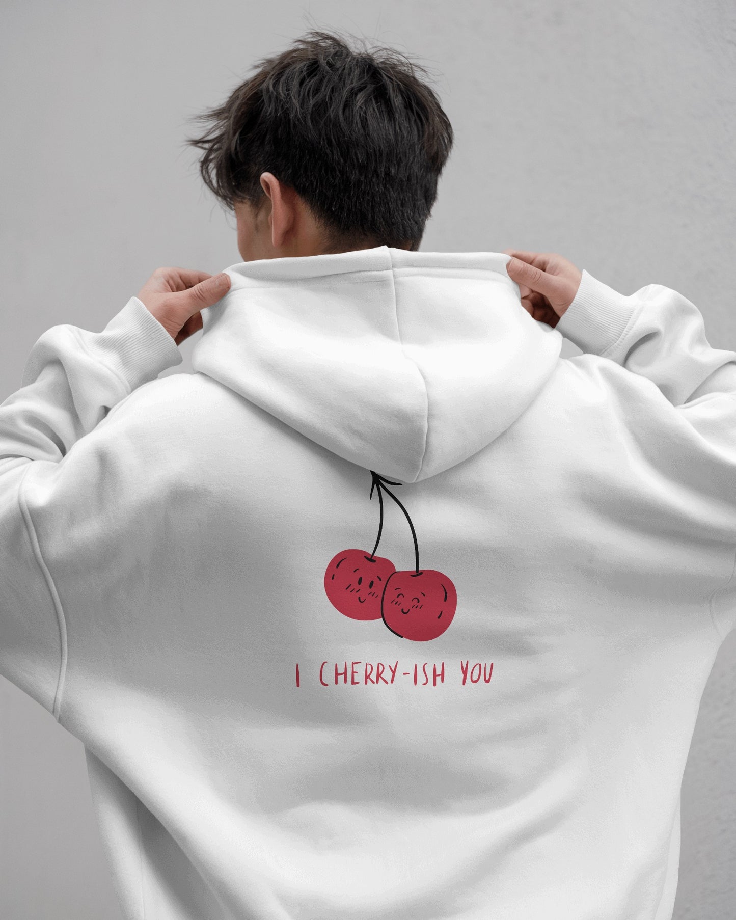 I Cherry-ish You Hoodie - Men's Heavy Blend™ for Spreading Love & Friendship