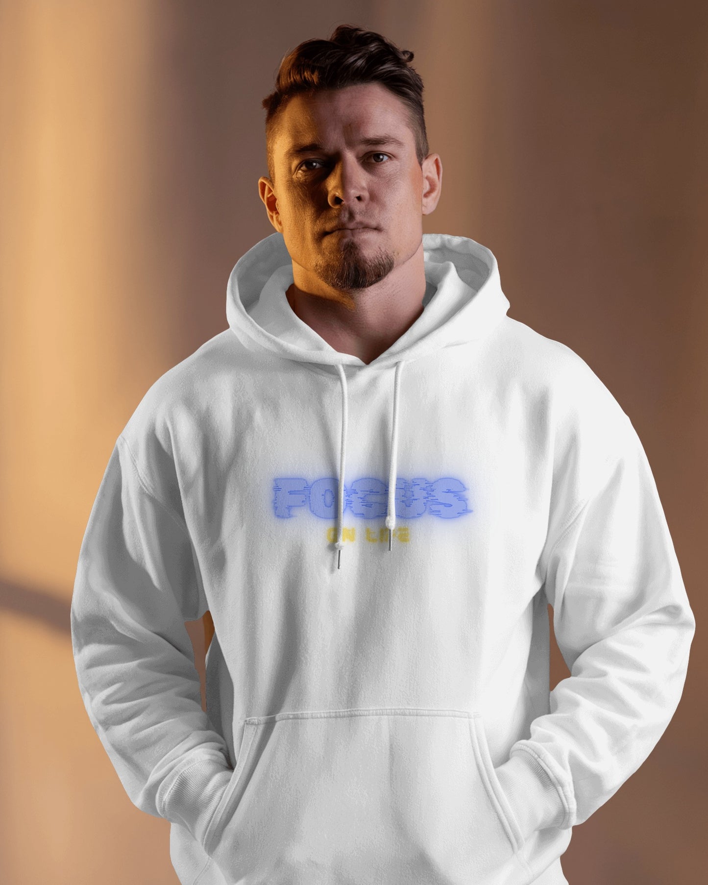 Focus on Life Men Heavy Blend™ Hoodie | Cozy Motivational Hoodie