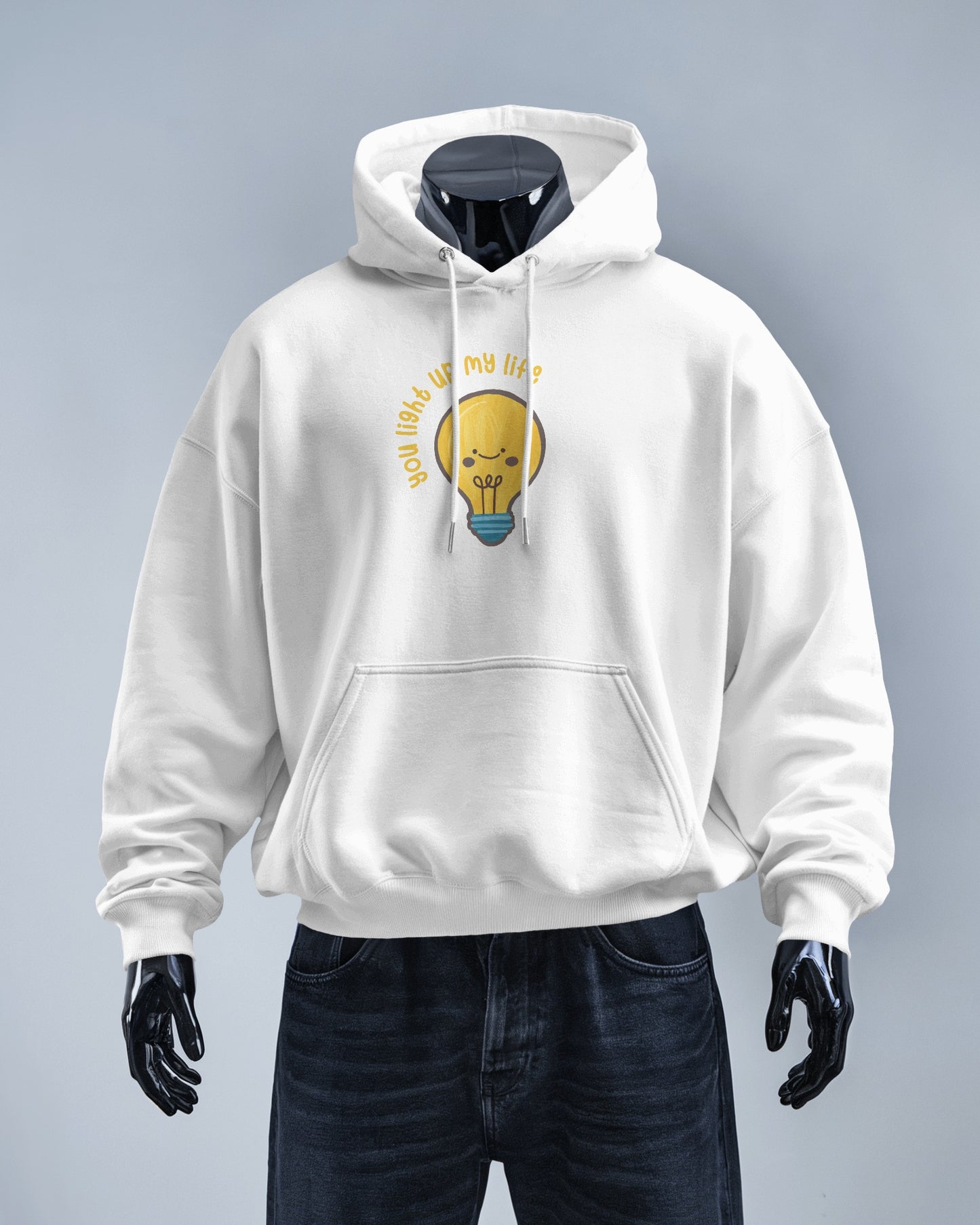 Lightbulb Inspiration Hoodie - 'You Light Up My Life' Men Hooded
