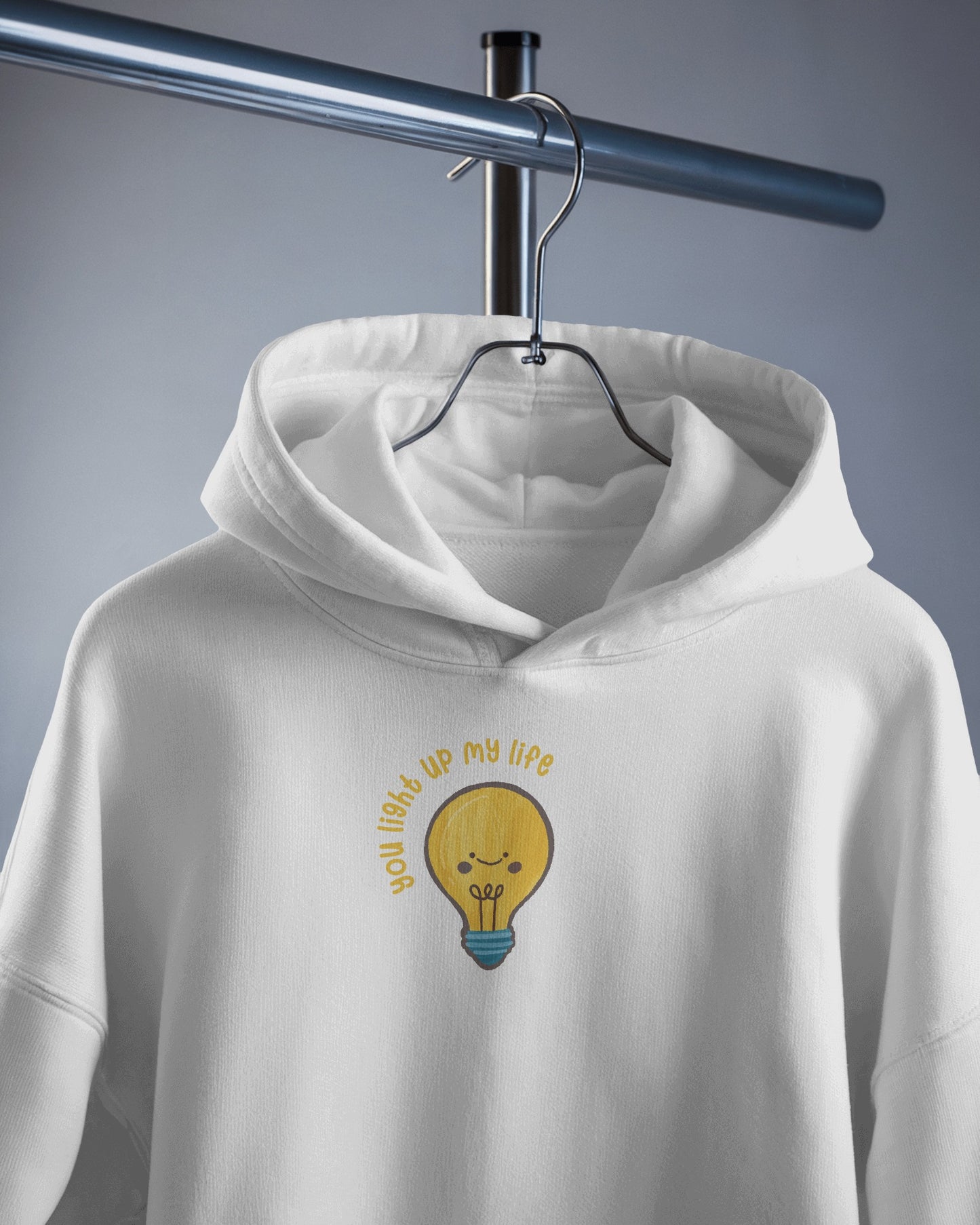 Lightbulb Inspiration Hoodie - 'You Light Up My Life' Men Hooded