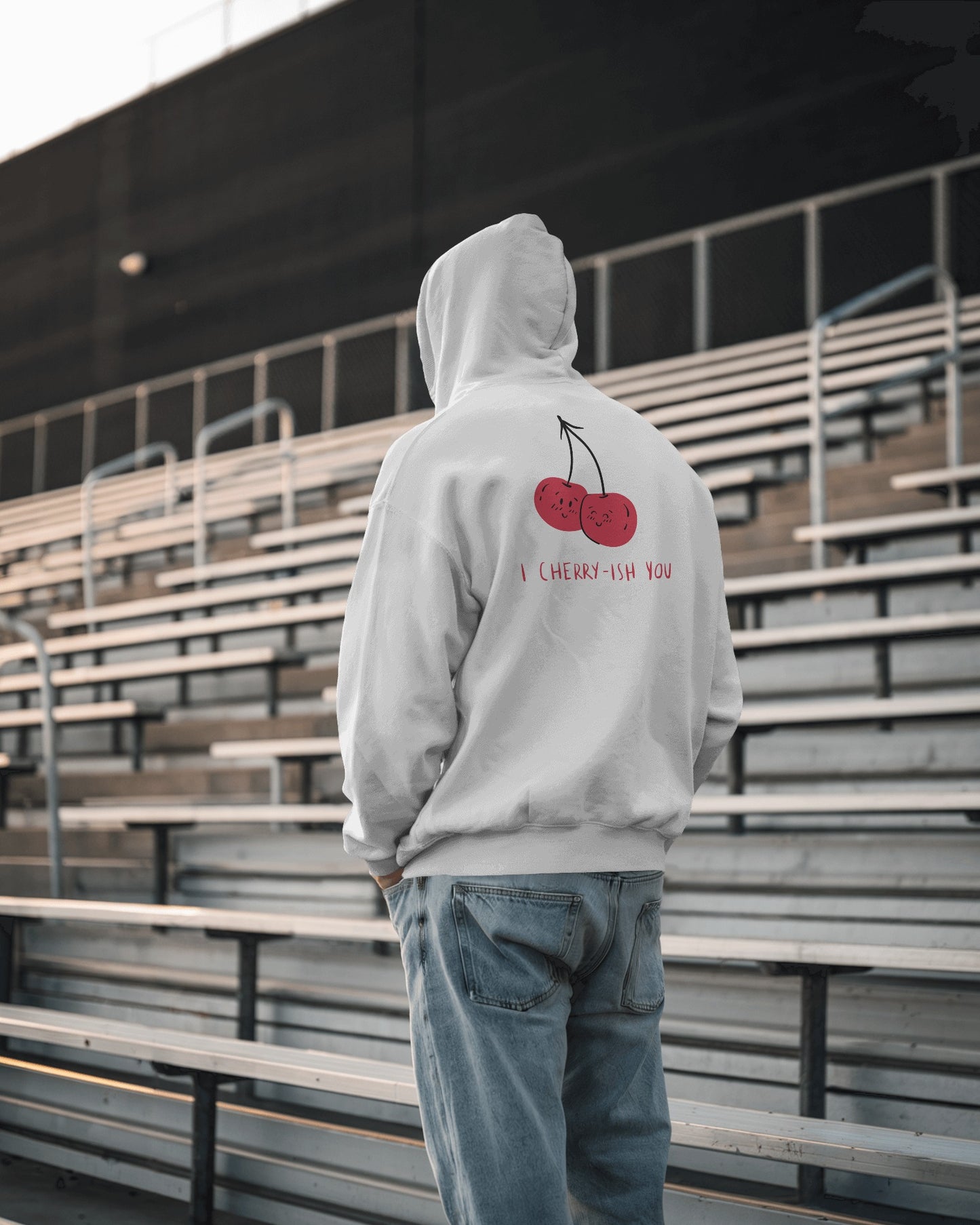 I Cherry-ish You Hoodie - Men's Heavy Blend™ for Spreading Love & Friendship