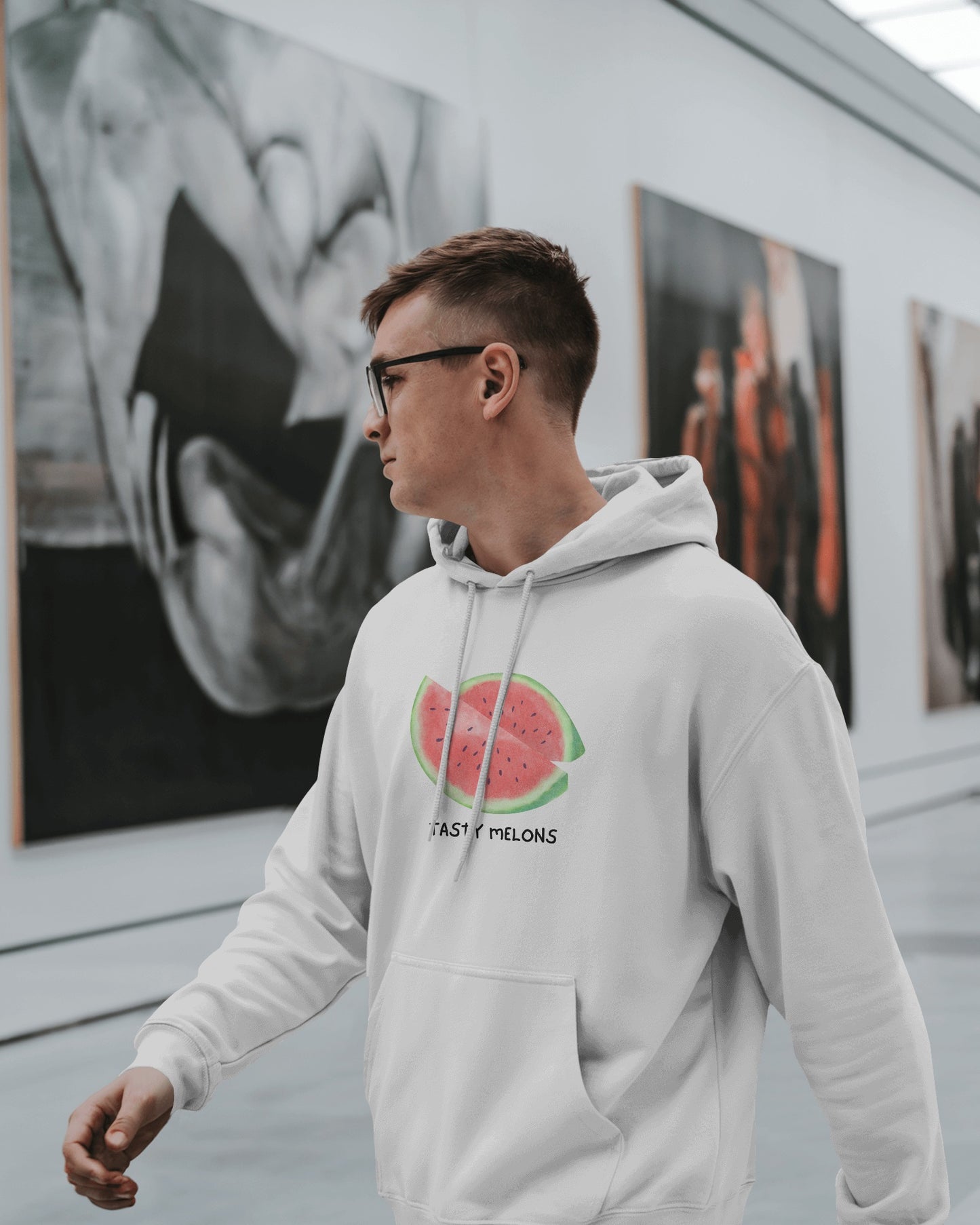 Tasty Melons Men's Hoodie - Fun & Trendy Heavy Hoodie