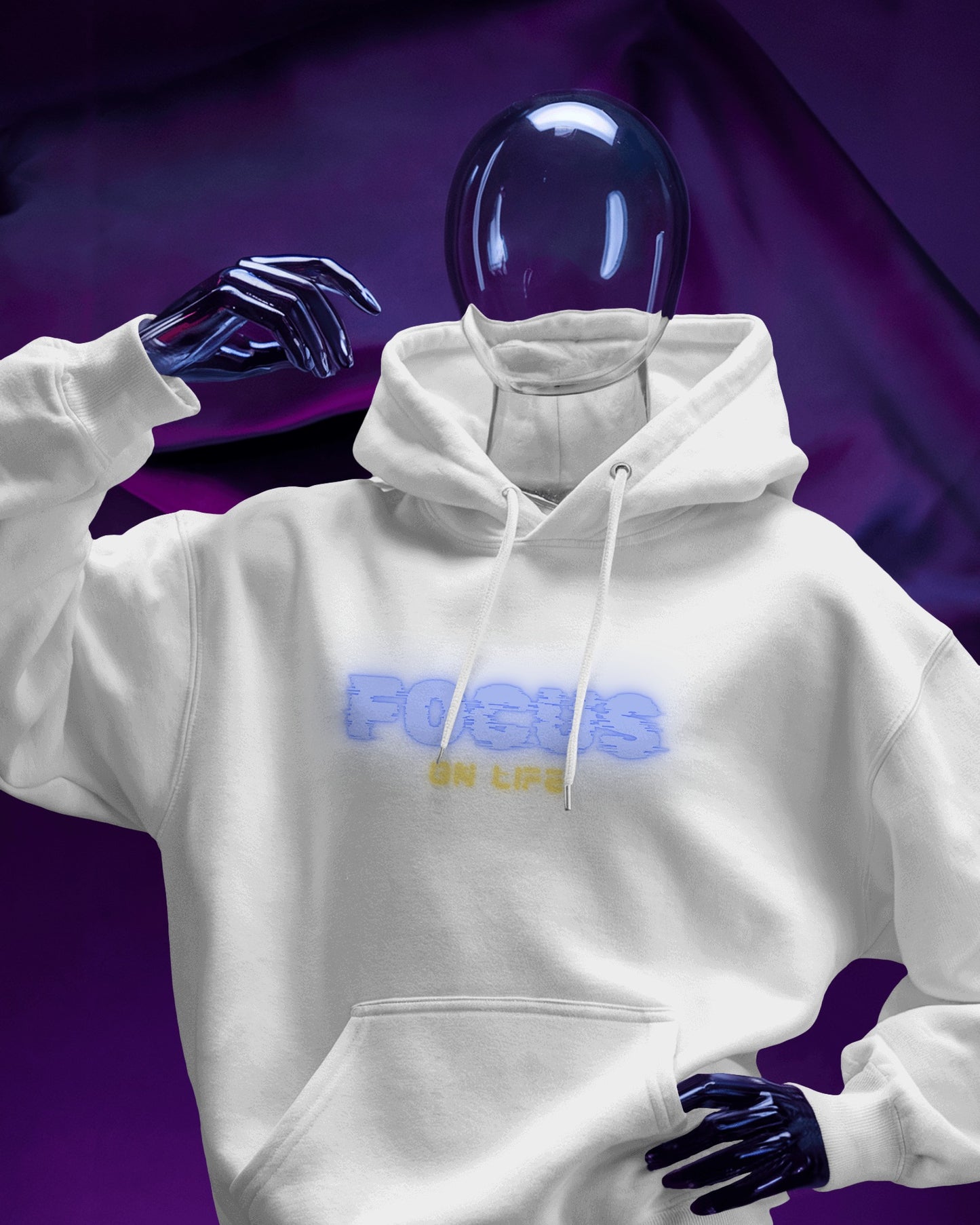 Focus on Life Men Heavy Blend™ Hoodie | Cozy Motivational Hoodie