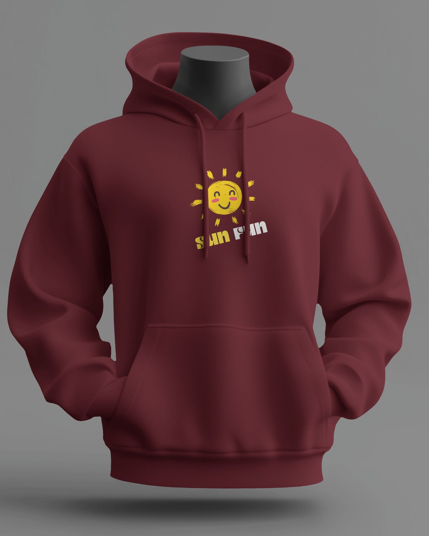 Sun Fun Men Heavy Blend Hoodie - Fun & Cheerful Hoodie for Active Lifestyle