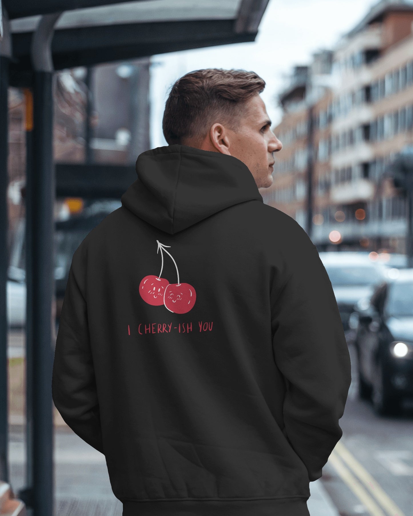 I Cherry-ish You Hoodie - Men's Heavy Blend™ for Spreading Love & Friendship