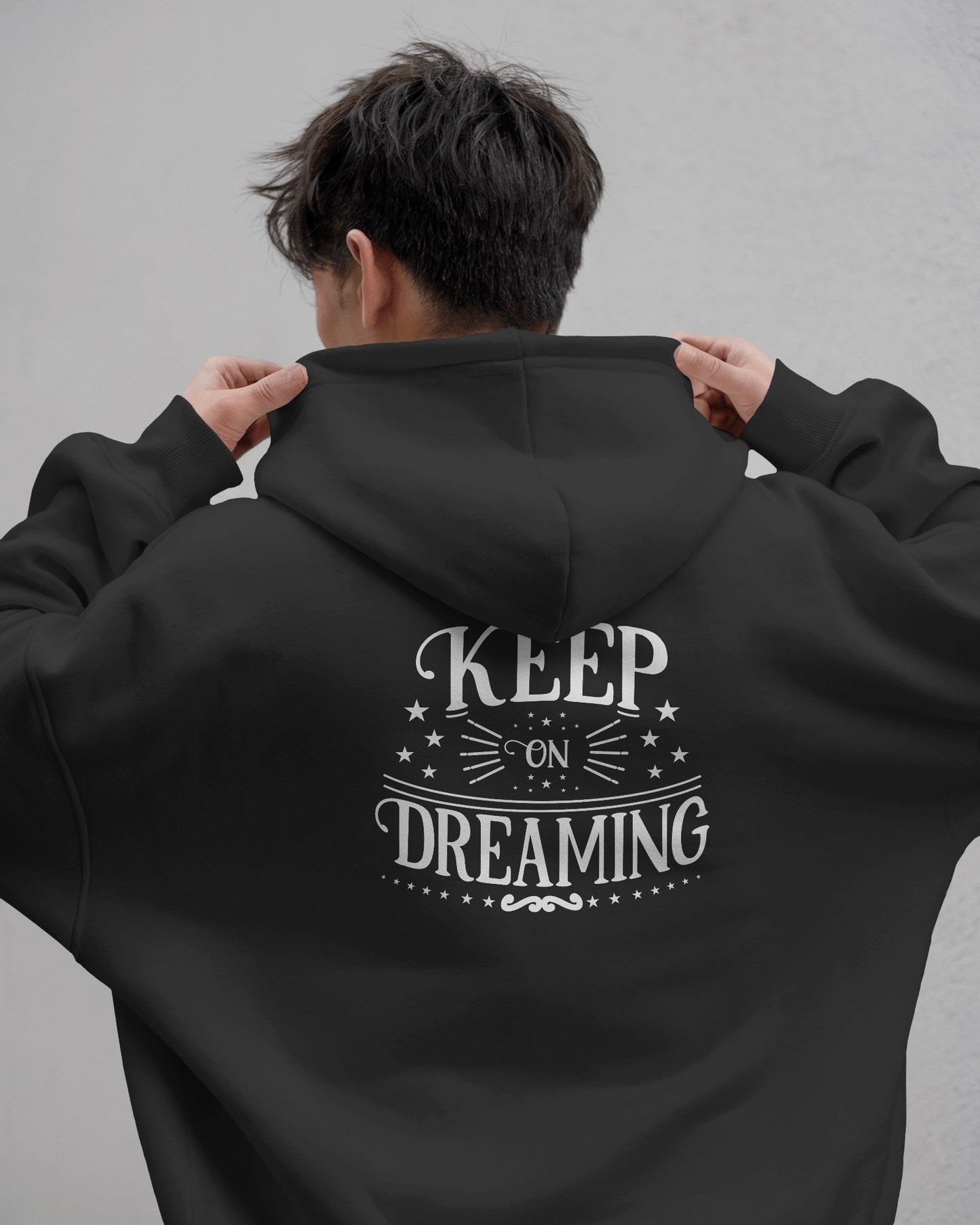 Keep on Dreaming Men's Hoodie - Cozy Casual Wear for Dreamers