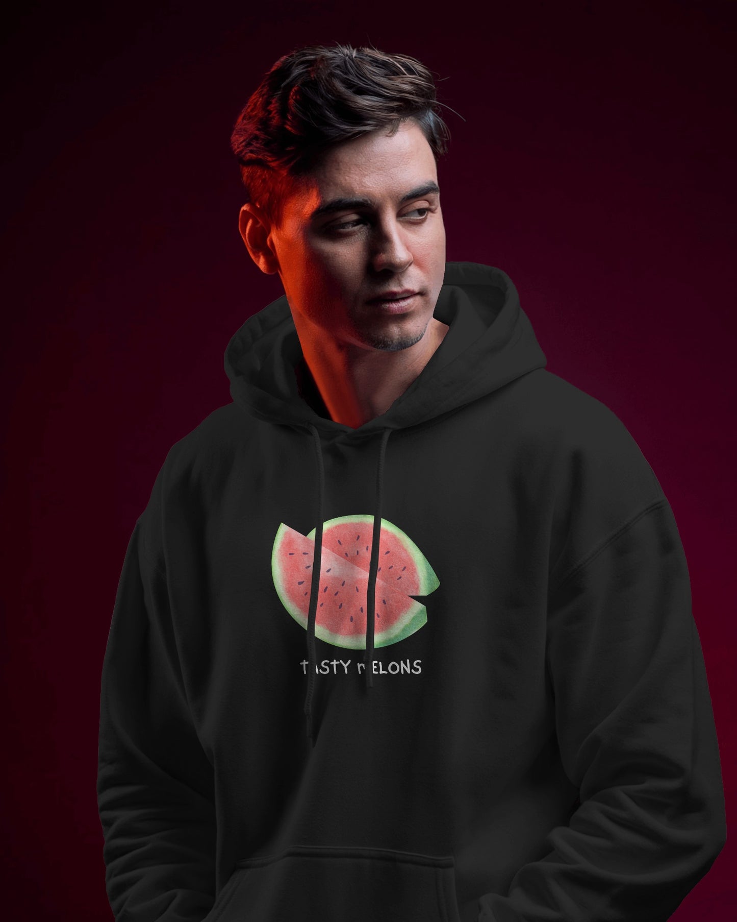 Tasty Melons Men's Hoodie - Fun & Trendy Heavy Hoodie