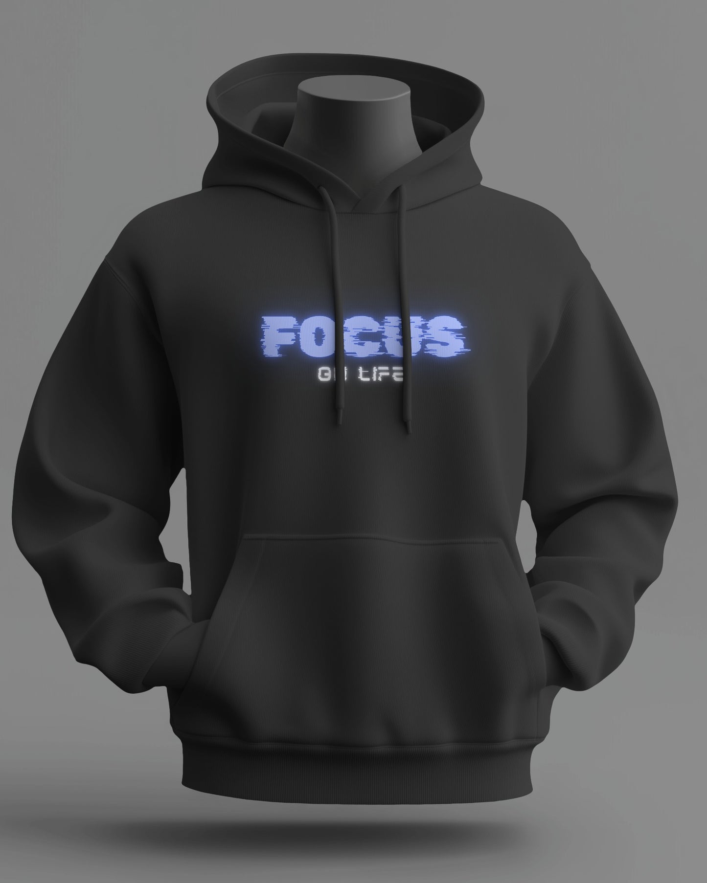 Focus on Life Men Heavy Blend™ Hoodie | Cozy Motivational Hoodie