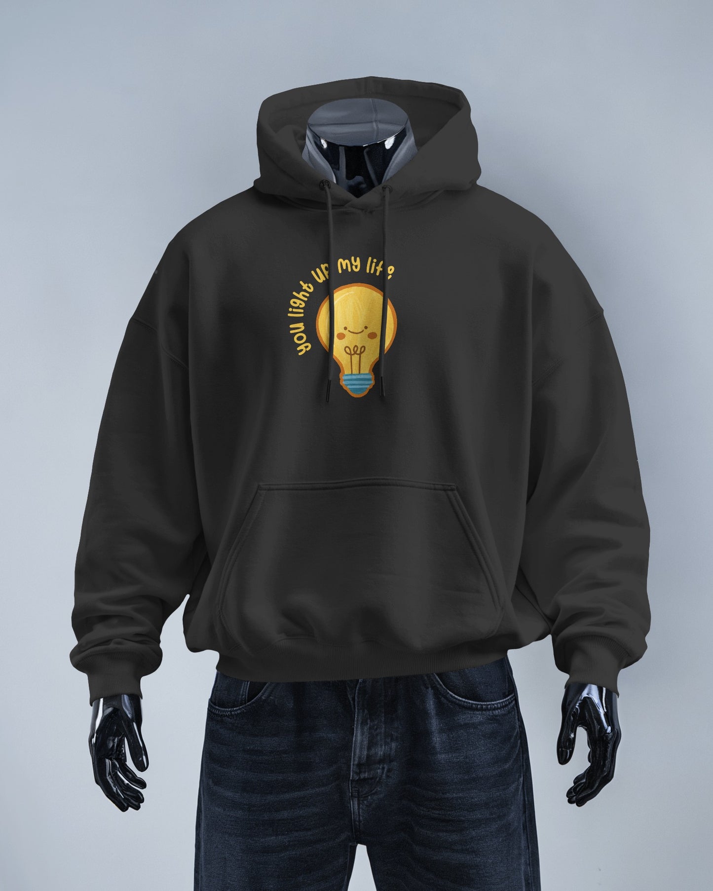 Lightbulb Inspiration Hoodie - 'You Light Up My Life' Men Hooded
