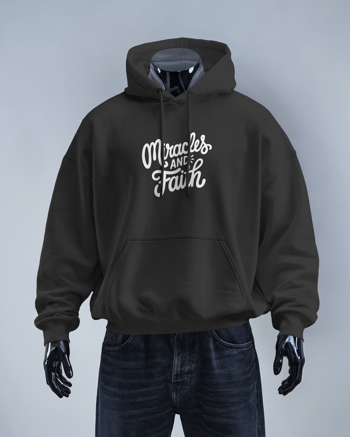 Inspirational Miracles and Faith Hoodie - Men's Heavy Blend