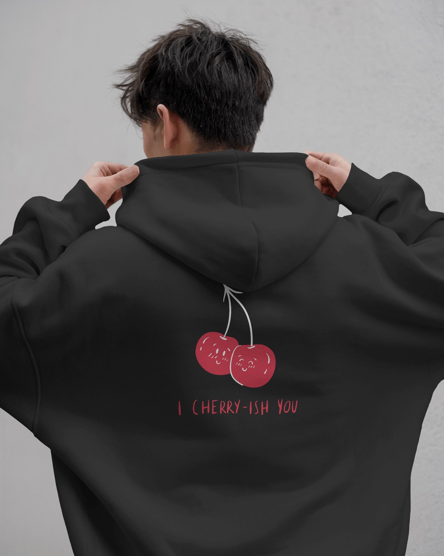 I Cherry-ish You Hoodie - Men's Heavy Blend™ for Spreading Love & Friendship