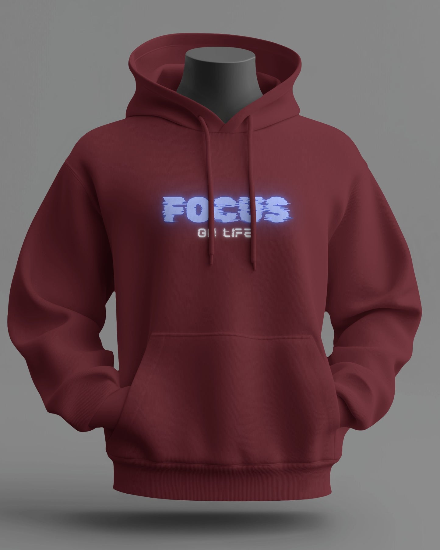 Focus on Life Men Heavy Blend™ Hoodie | Cozy Motivational Hoodie