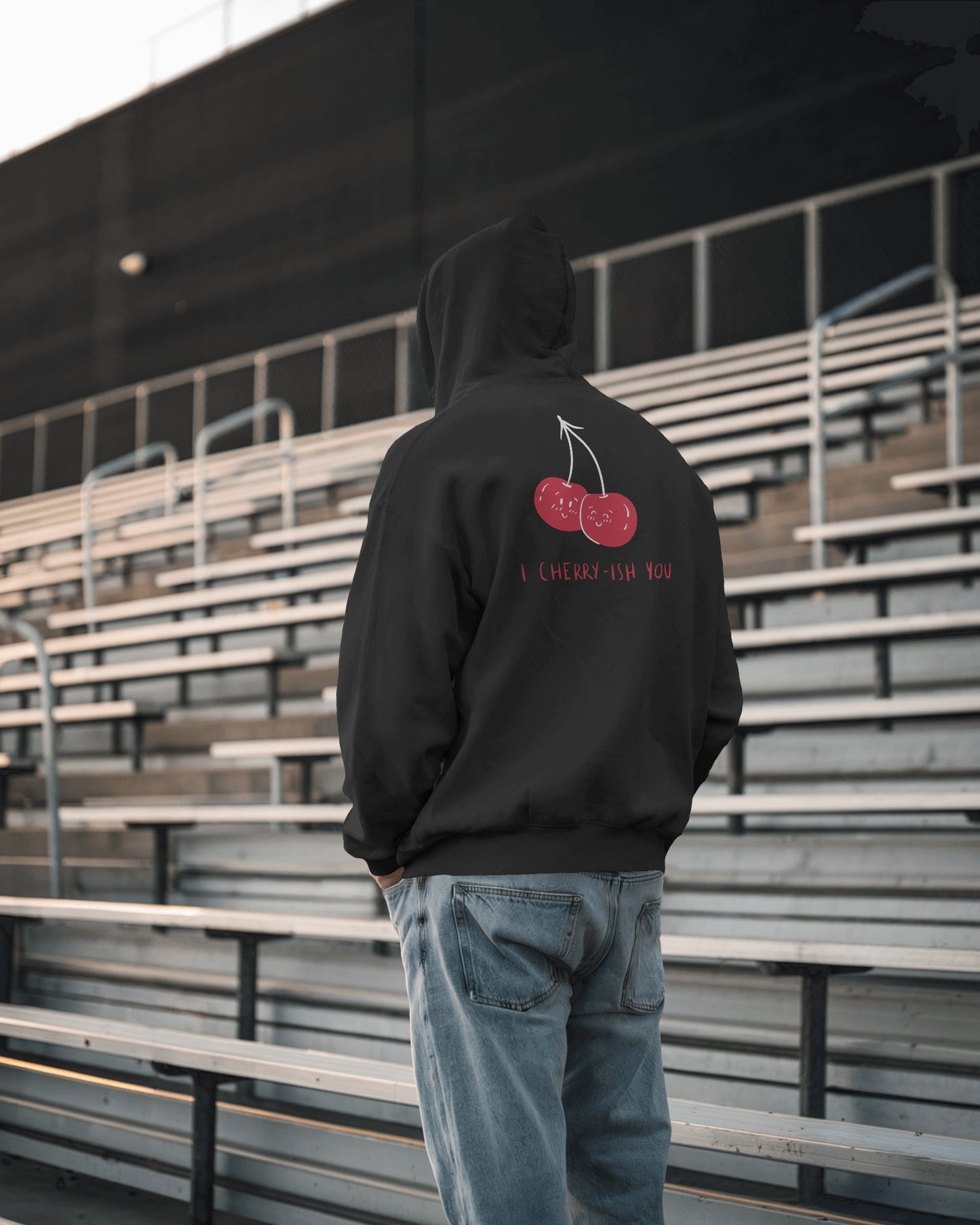 I Cherry-ish You Hoodie - Men's Heavy Blend™ for Spreading Love & Friendship