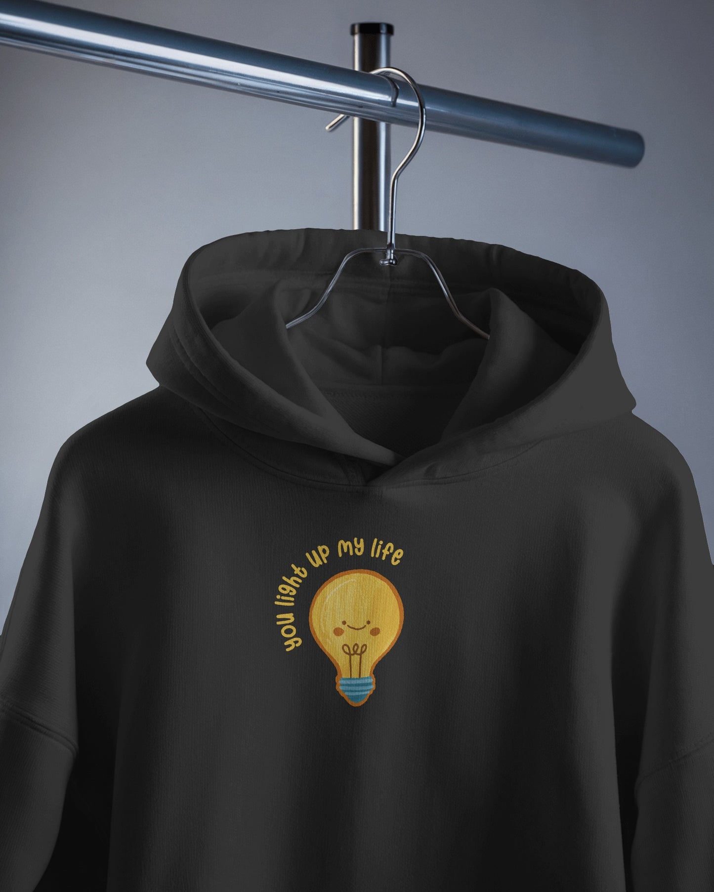 Lightbulb Inspiration Hoodie - 'You Light Up My Life' Men Hooded