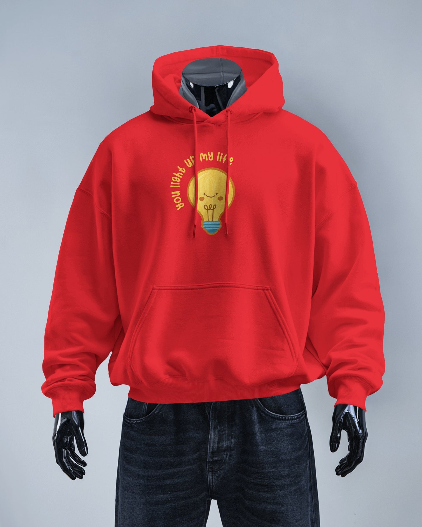 Lightbulb Inspiration Hoodie - 'You Light Up My Life' Men Hooded
