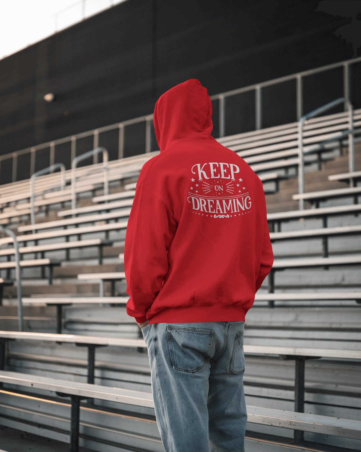 Keep on Dreaming Men's Hoodie - Cozy Casual Wear for Dreamers