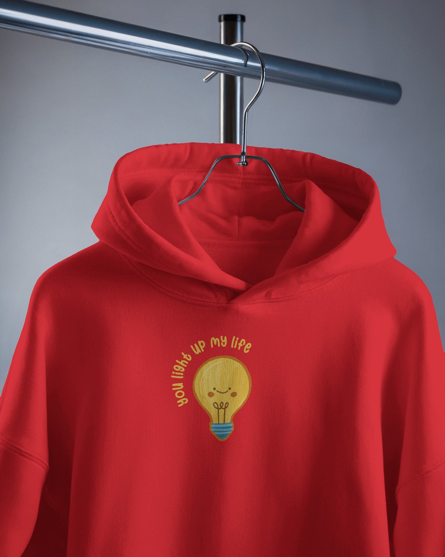Lightbulb Inspiration Hoodie - 'You Light Up My Life' Men Hooded