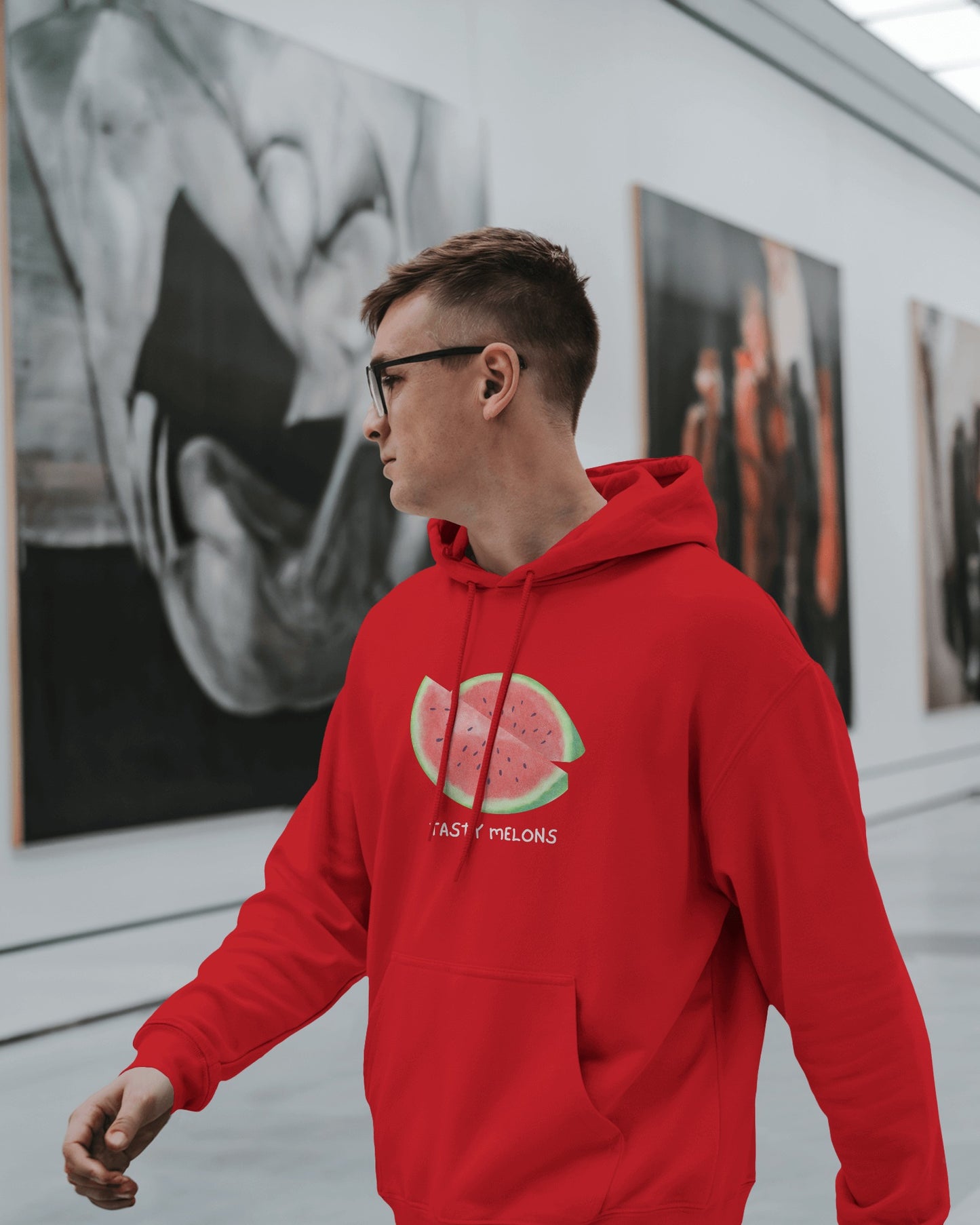 Tasty Melons Men's Hoodie - Fun & Trendy Heavy Hoodie