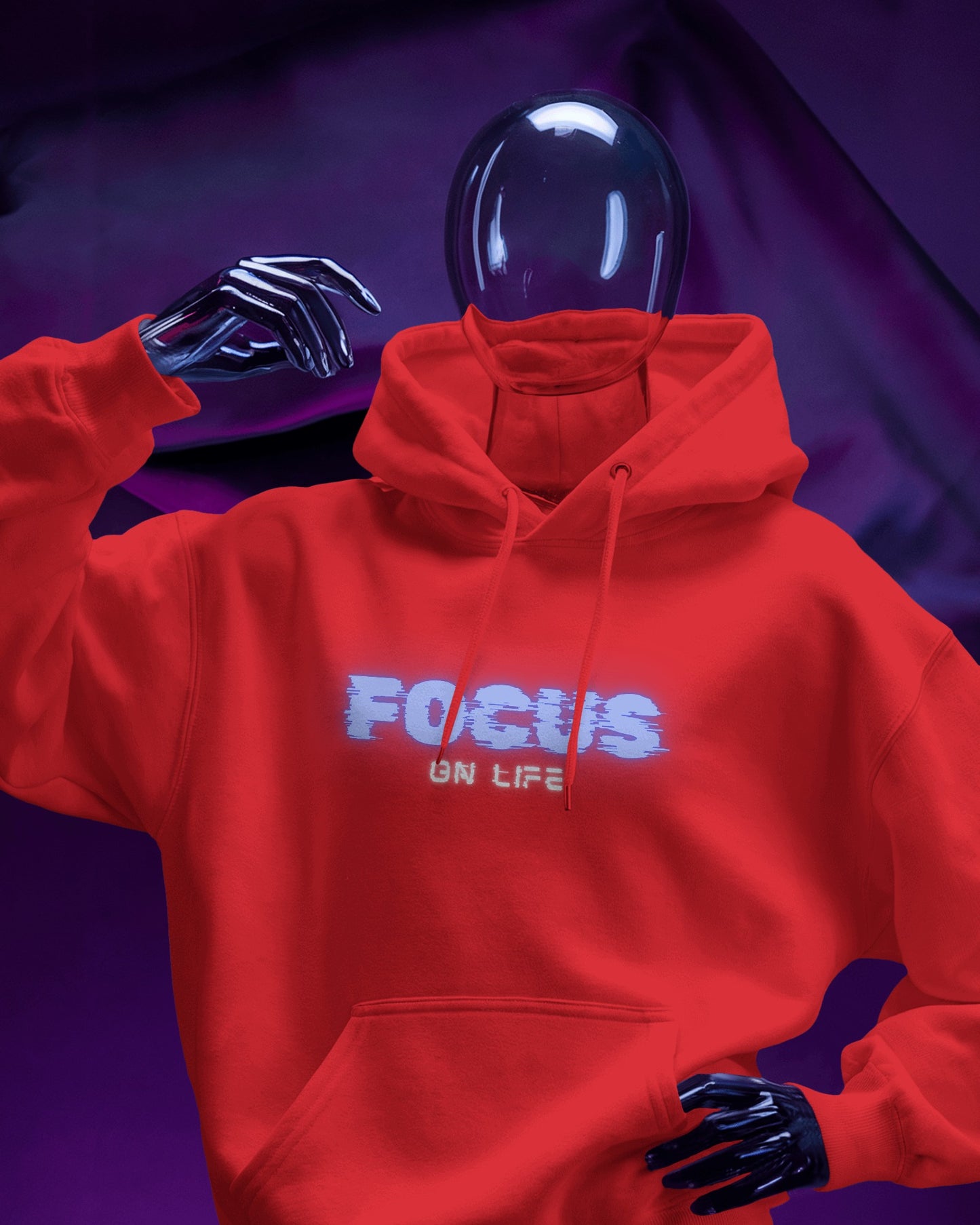 Focus on Life Men Heavy Blend™ Hoodie | Cozy Motivational Hoodie
