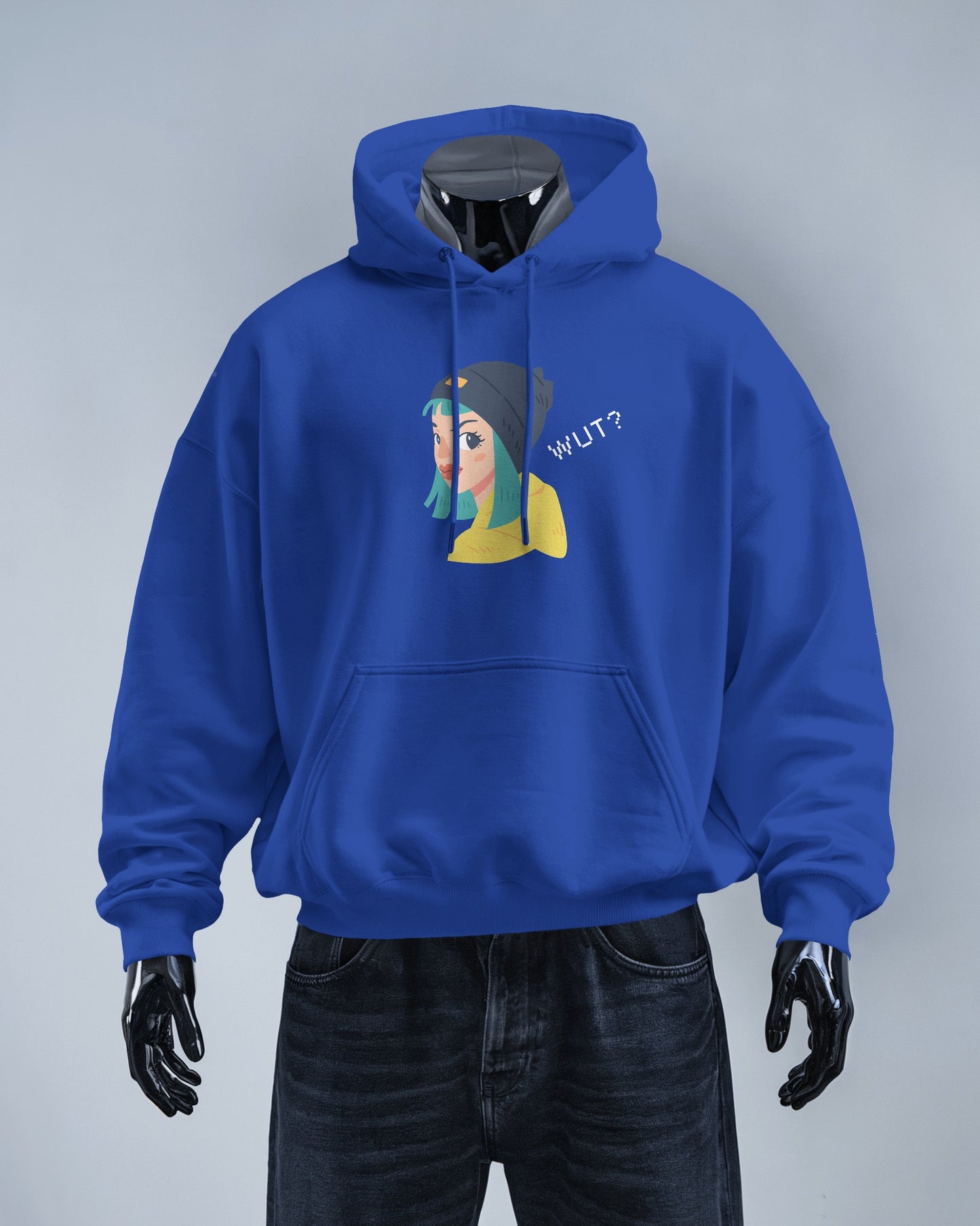 WUT? Graphic Men's Hoodie - Fun and Cozy Streetwear