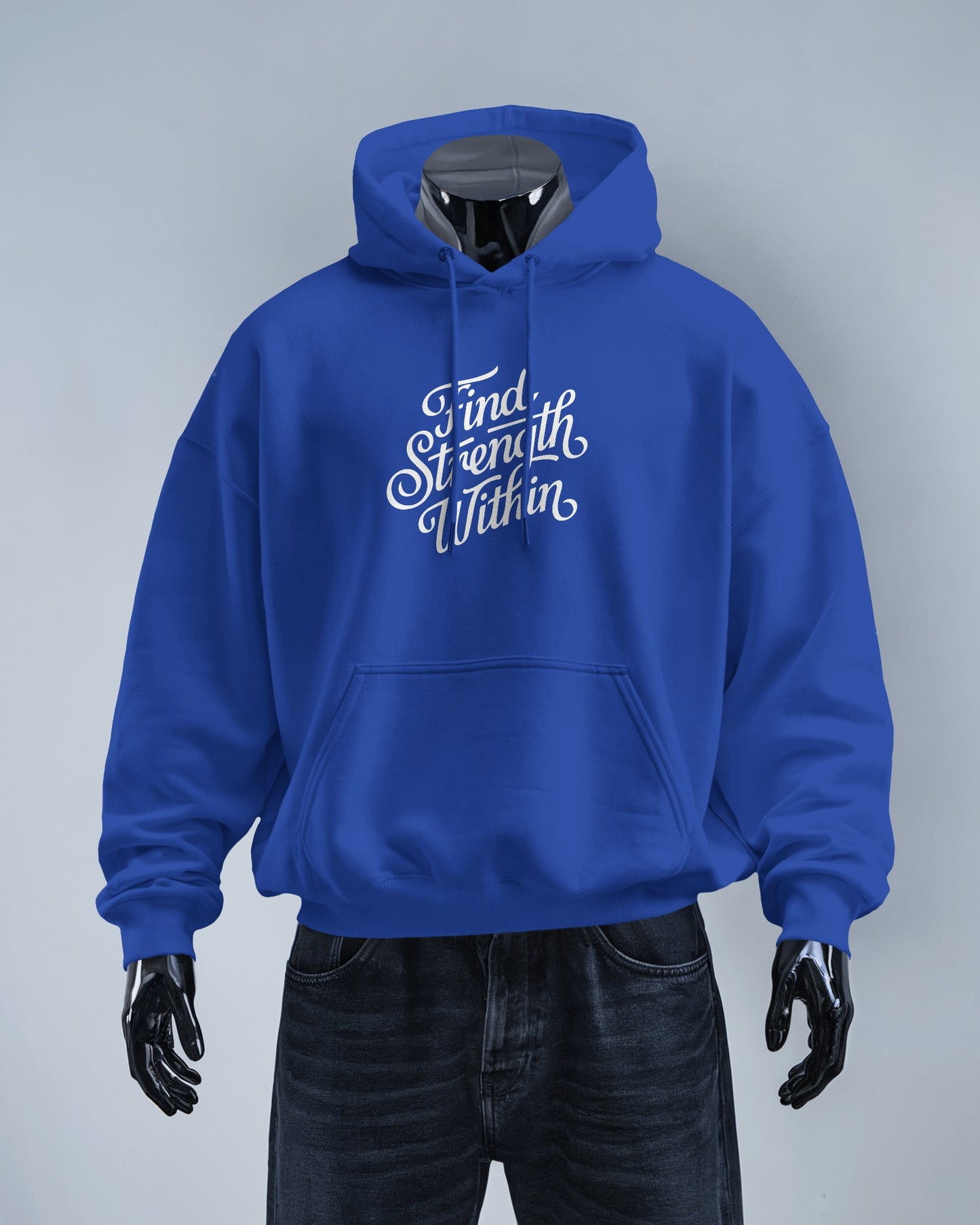Find Strength Within Hoodie - Men's Heavy Blend™ for Comfort and Motivation