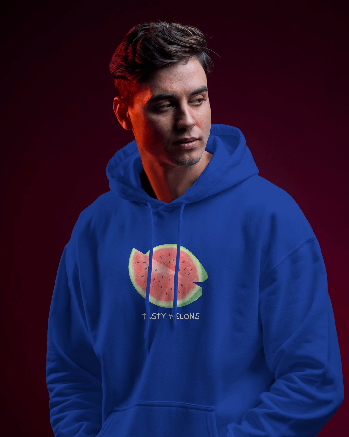 Tasty Melons Men's Hoodie - Fun & Trendy Heavy Hoodie