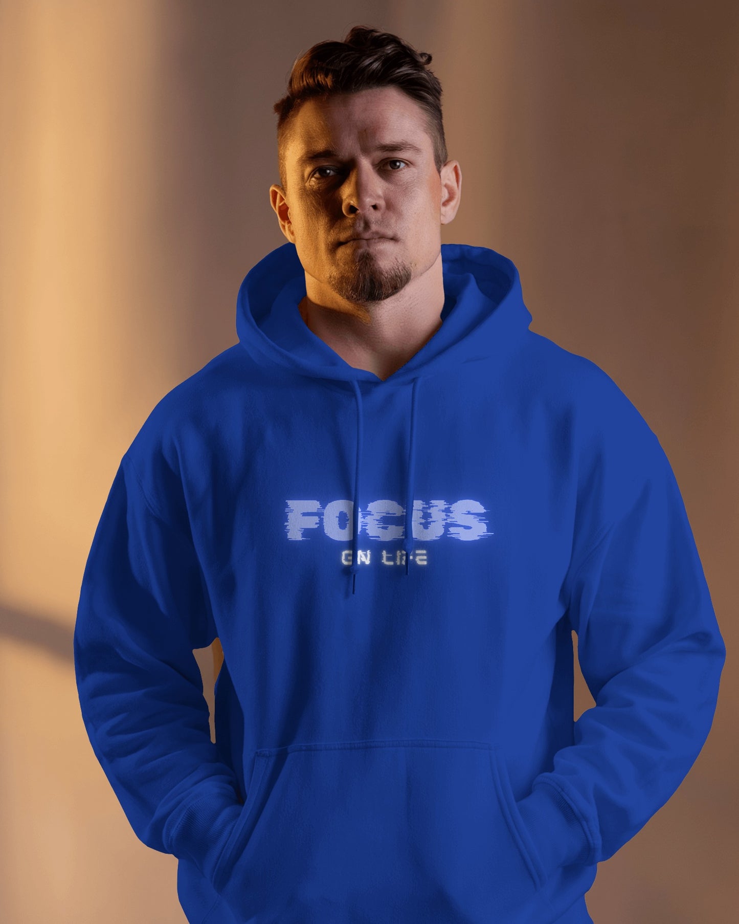 Focus on Life Men Heavy Blend™ Hoodie | Cozy Motivational Hoodie