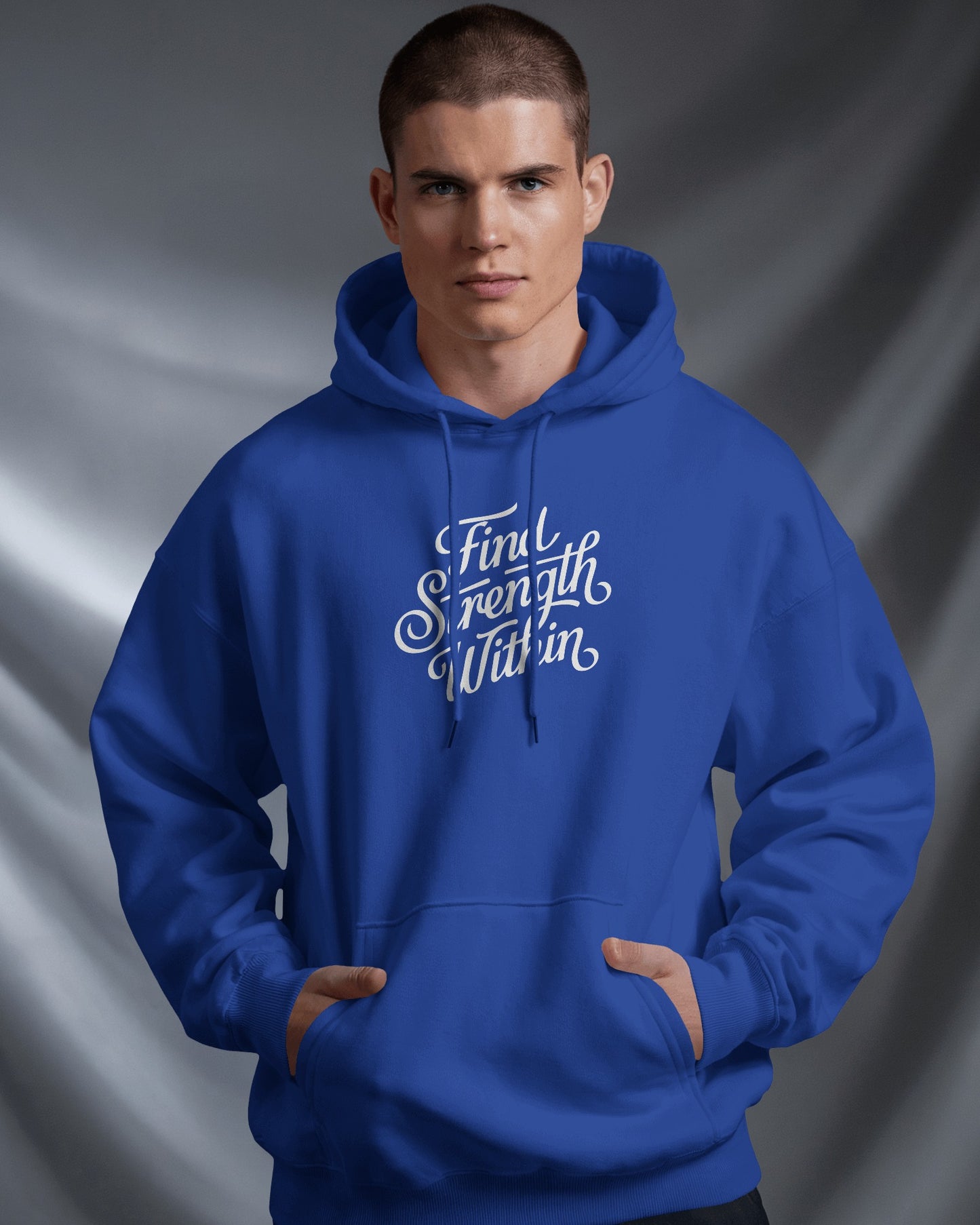 Find Strength Within Hoodie - Men's Heavy Blend™ for Comfort and Motivation
