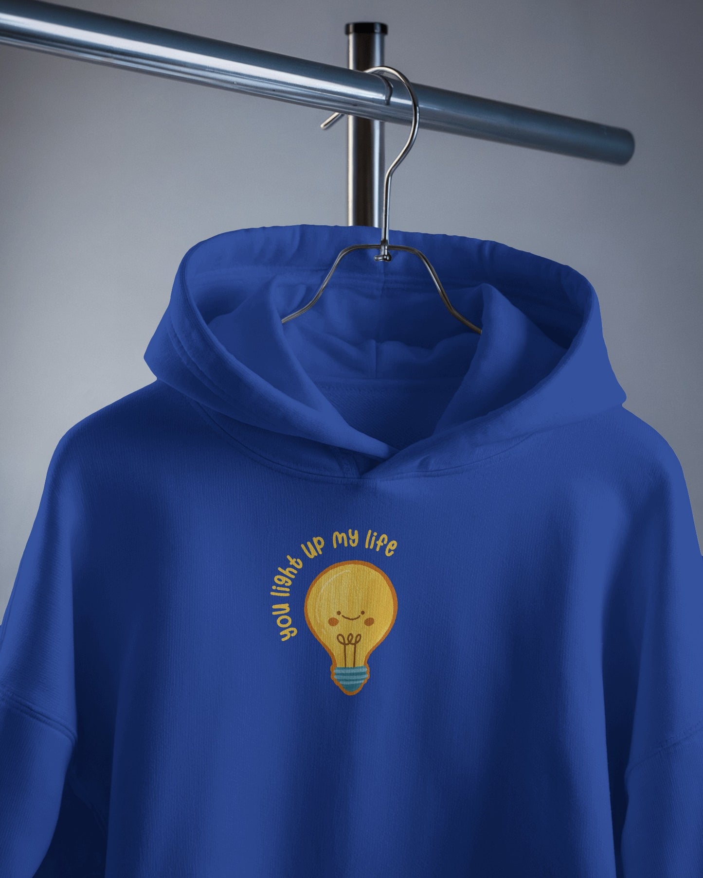 Lightbulb Inspiration Hoodie - 'You Light Up My Life' Men Hooded