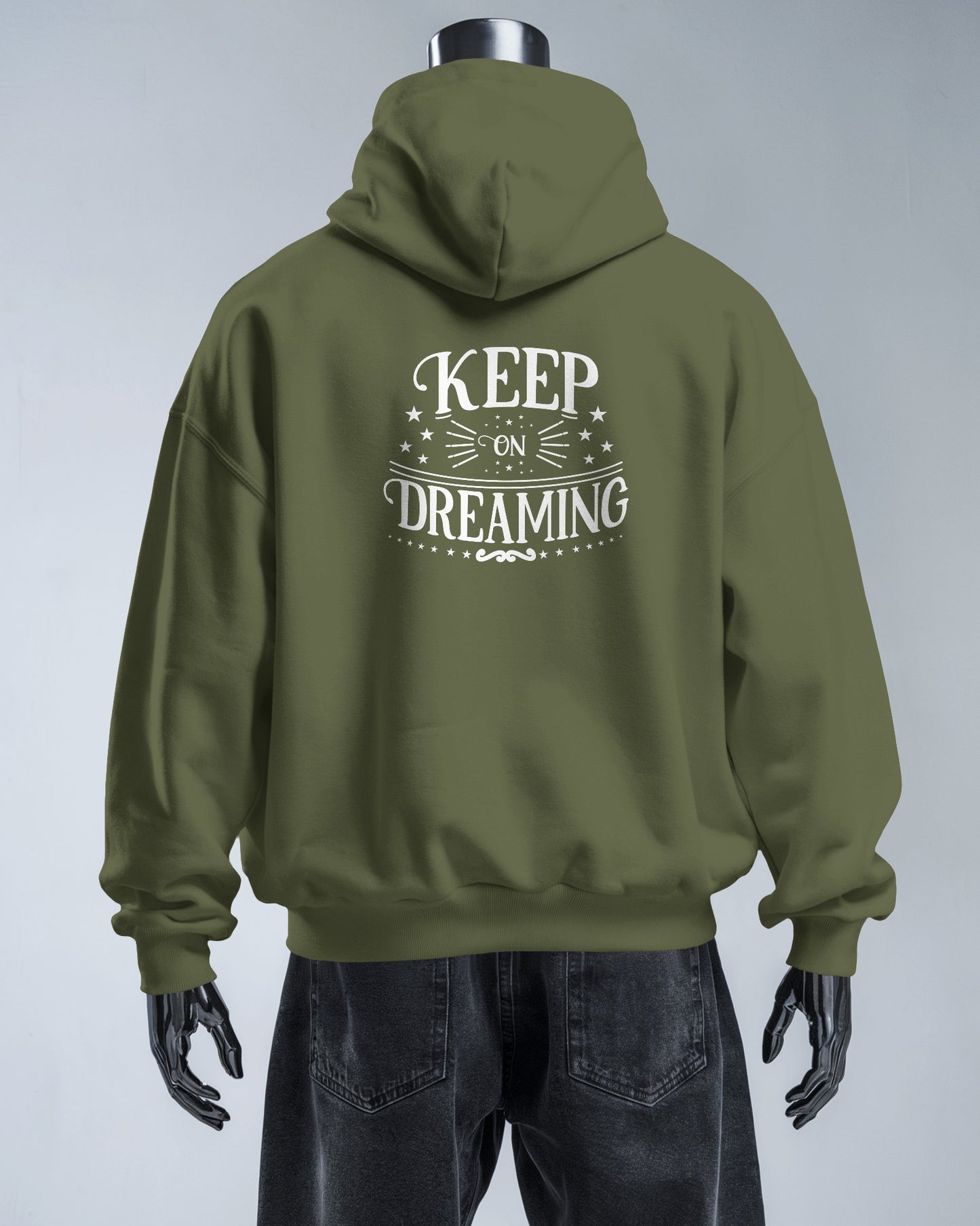 Keep on Dreaming Men's Hoodie - Cozy Casual Wear for Dreamers