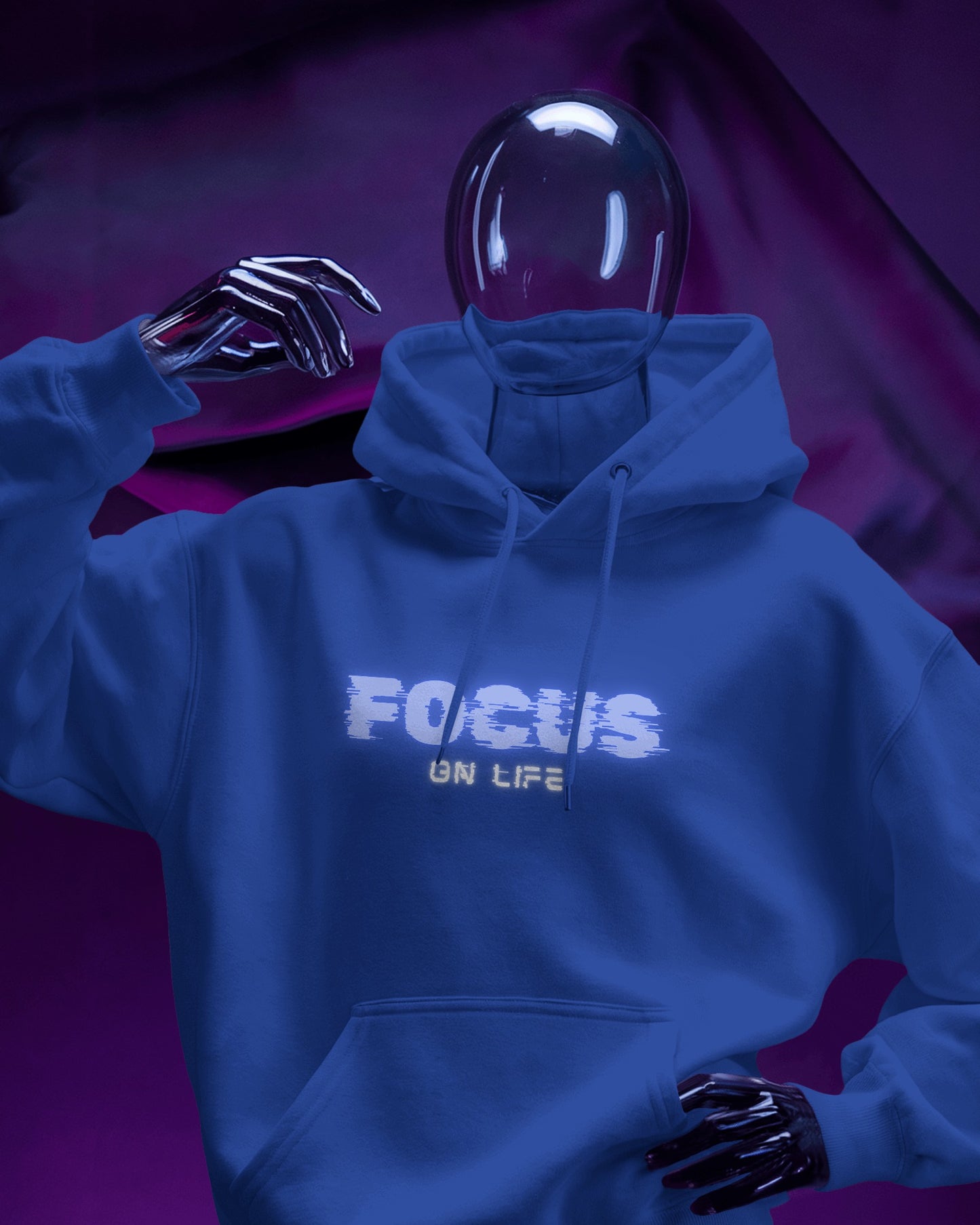 Focus on Life Men Heavy Blend™ Hoodie | Cozy Motivational Hoodie