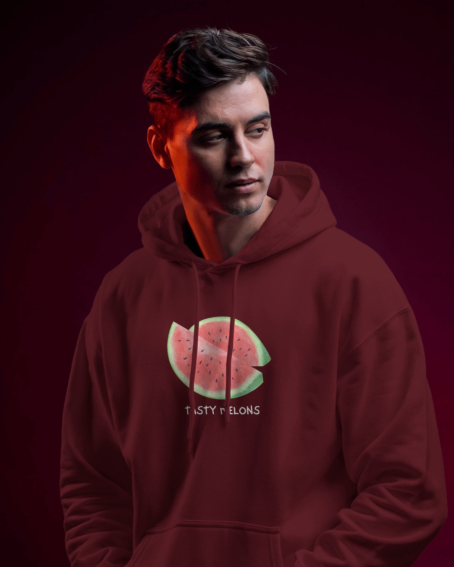 Tasty Melons Men's Hoodie - Fun & Trendy Heavy Hoodie
