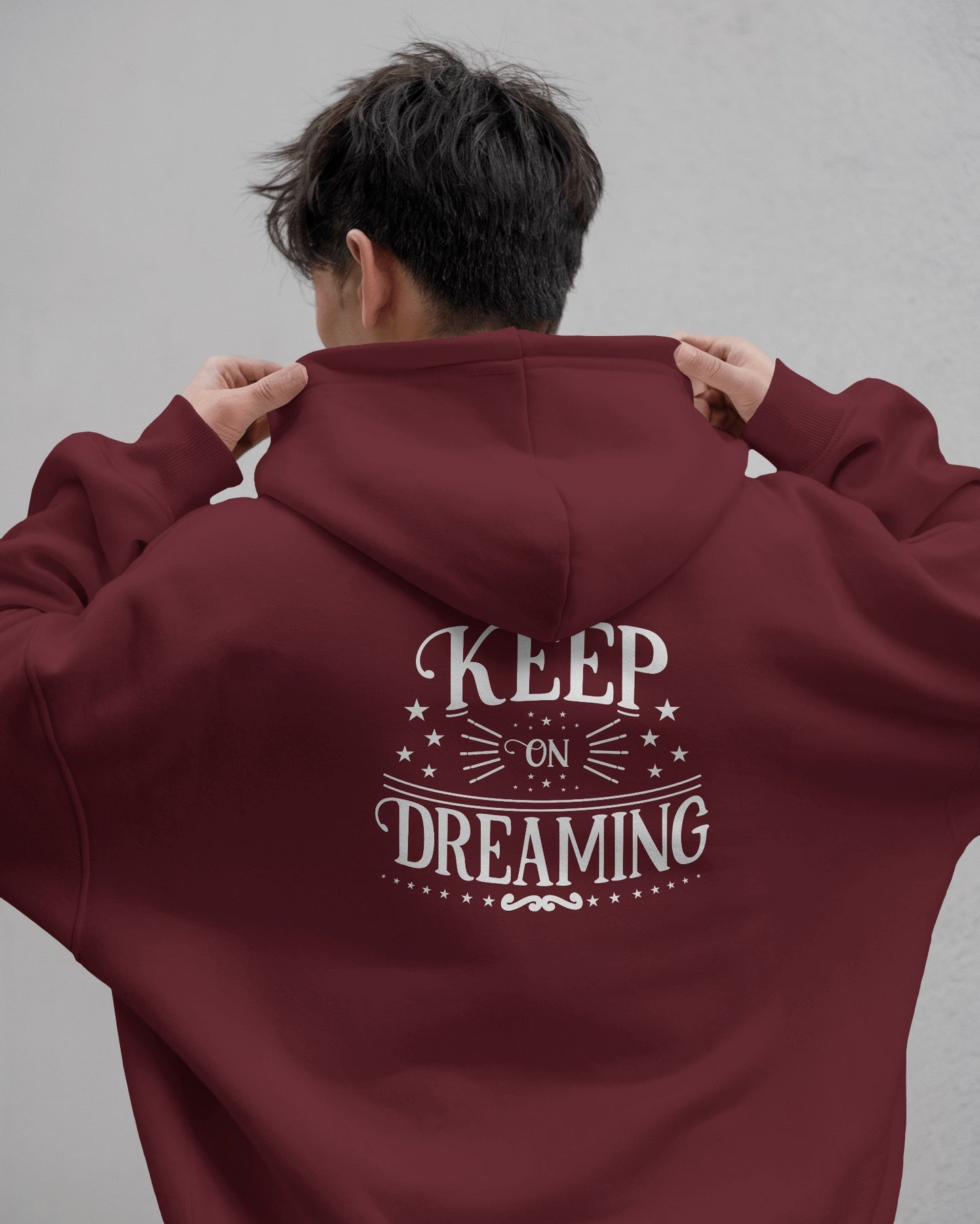 Keep on Dreaming Men's Hoodie - Cozy Casual Wear for Dreamers