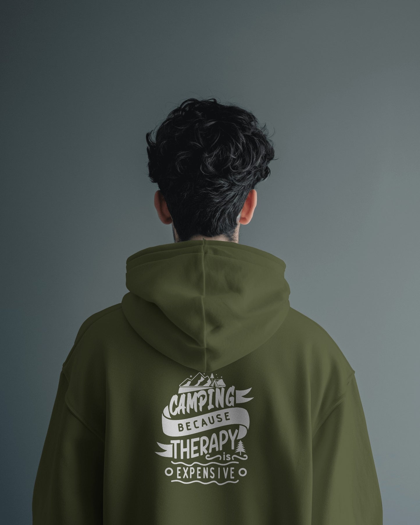 Camping Therapy Men's Heavy Blend™ Hoodie