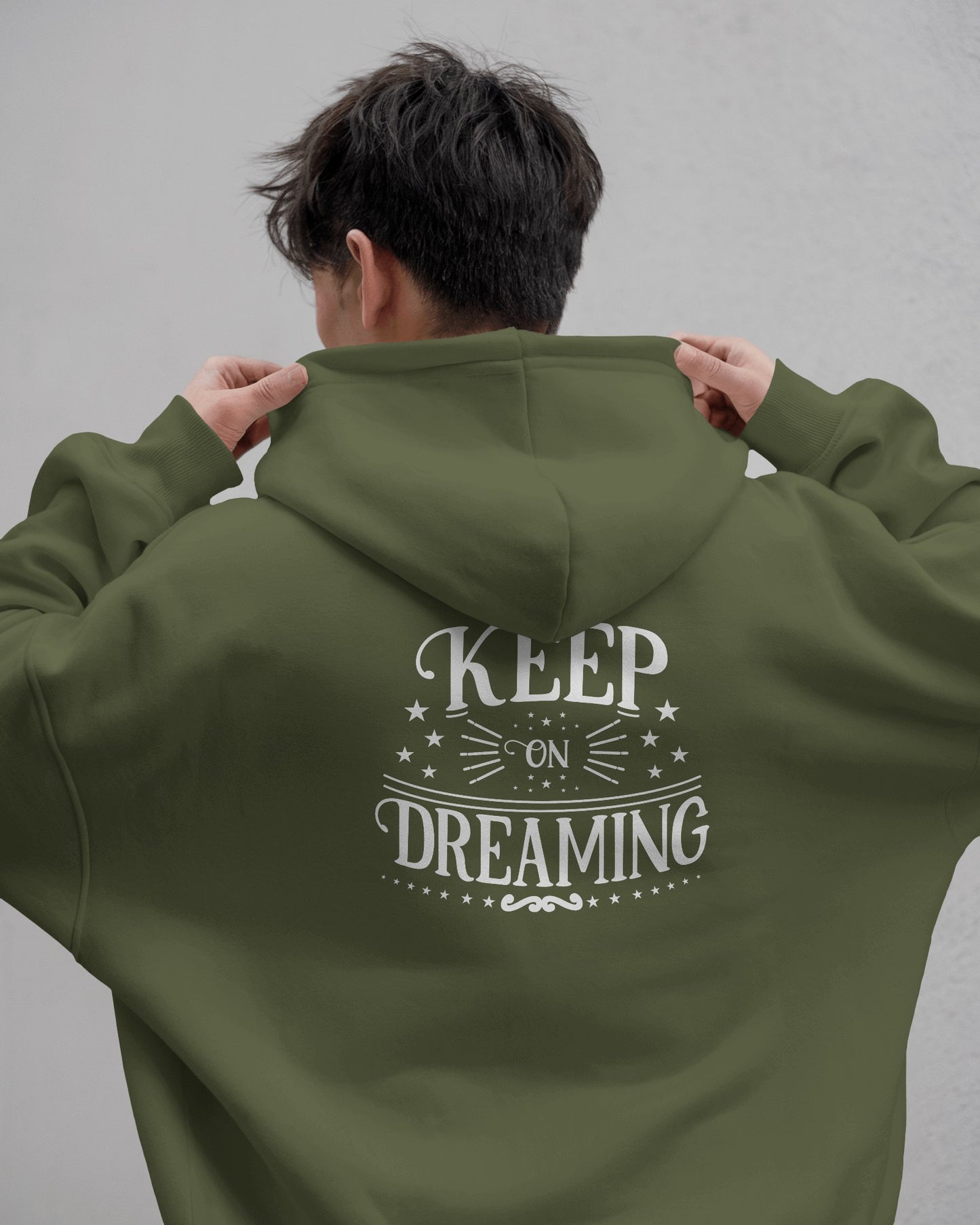 Keep on Dreaming Men's Hoodie - Cozy Casual Wear for Dreamers