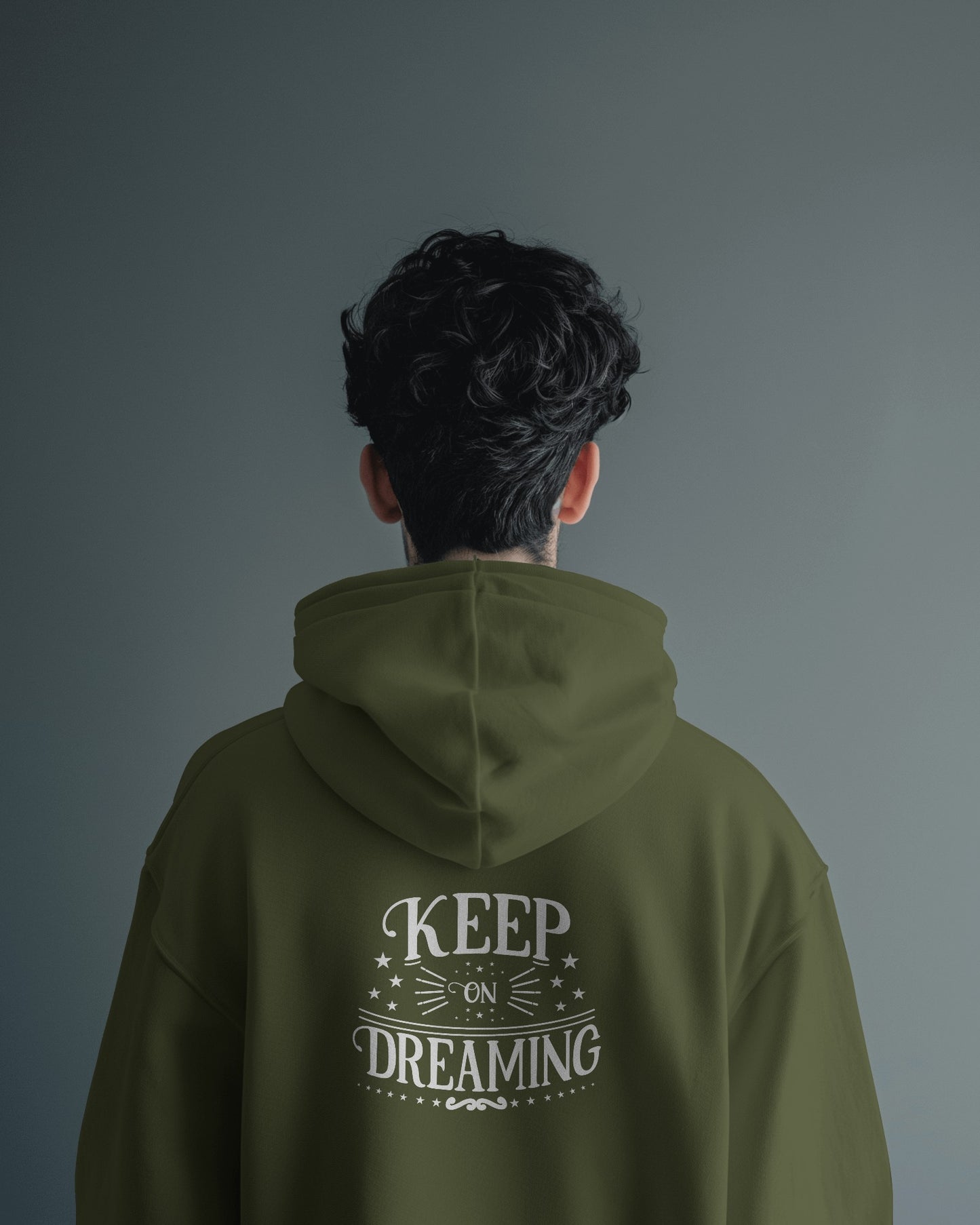 Keep on Dreaming Men's Hoodie - Cozy Casual Wear for Dreamers