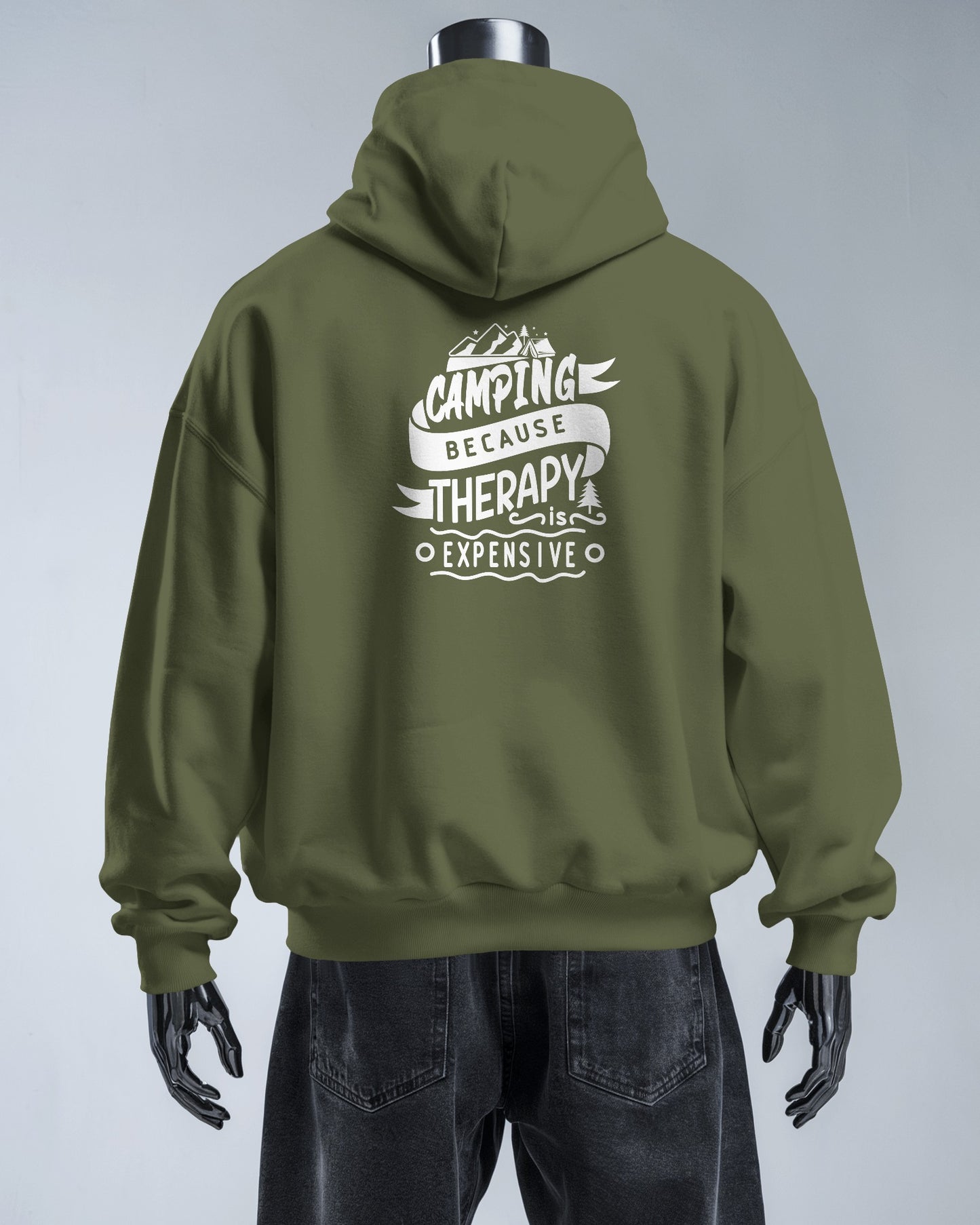 Camping Therapy Men's Heavy Blend™ Hoodie