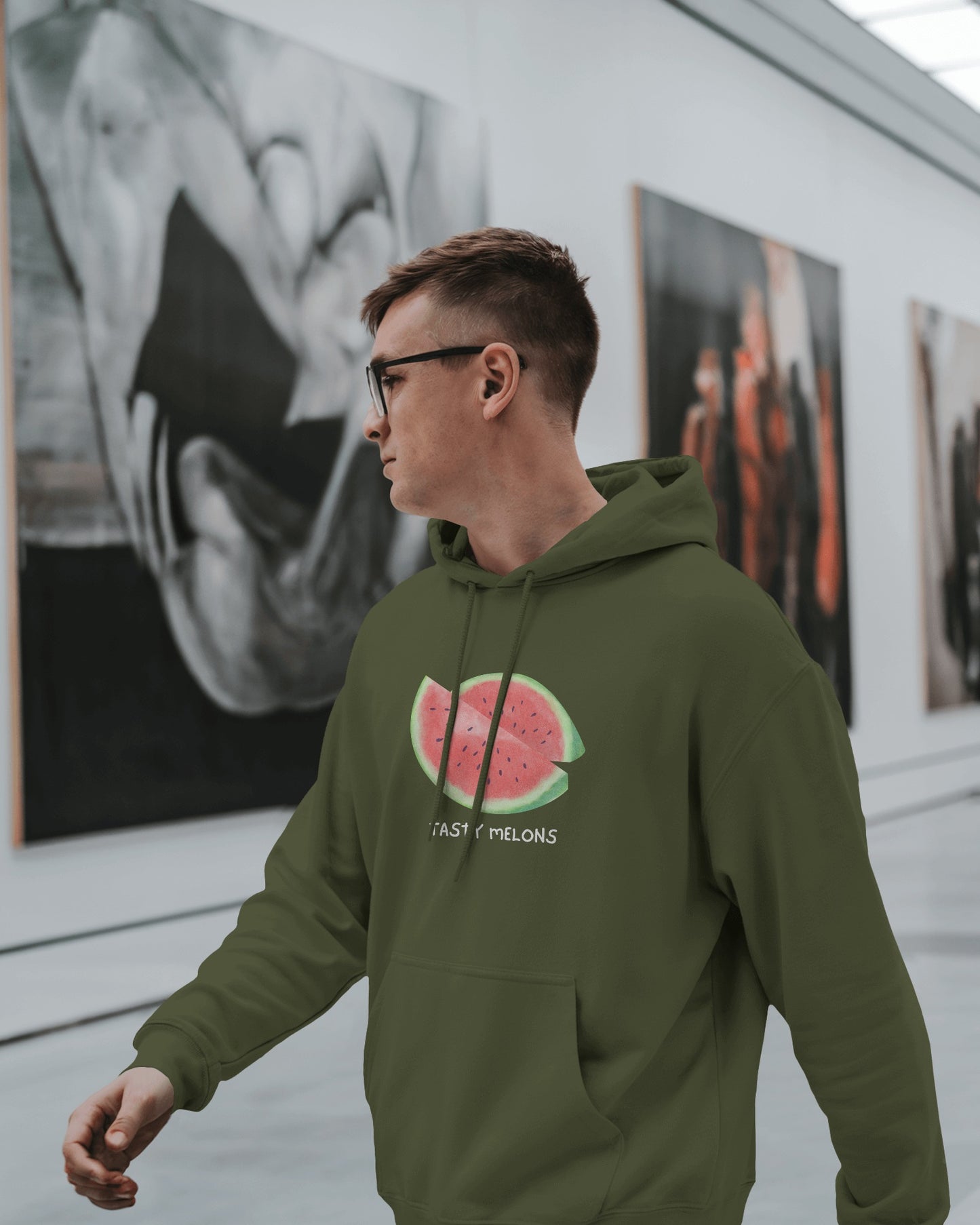 Tasty Melons Men's Hoodie - Fun & Trendy Heavy Hoodie