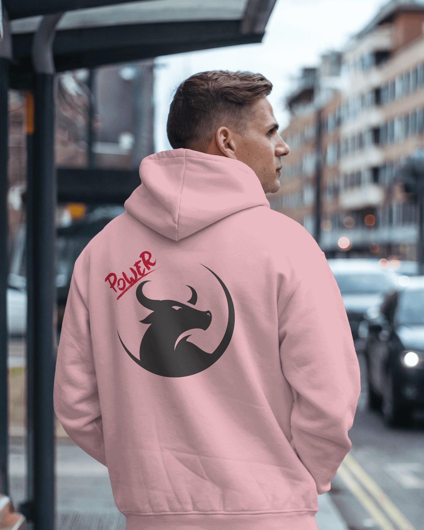 Men's Heavy Blend™ Hoodie- Bold Power Design