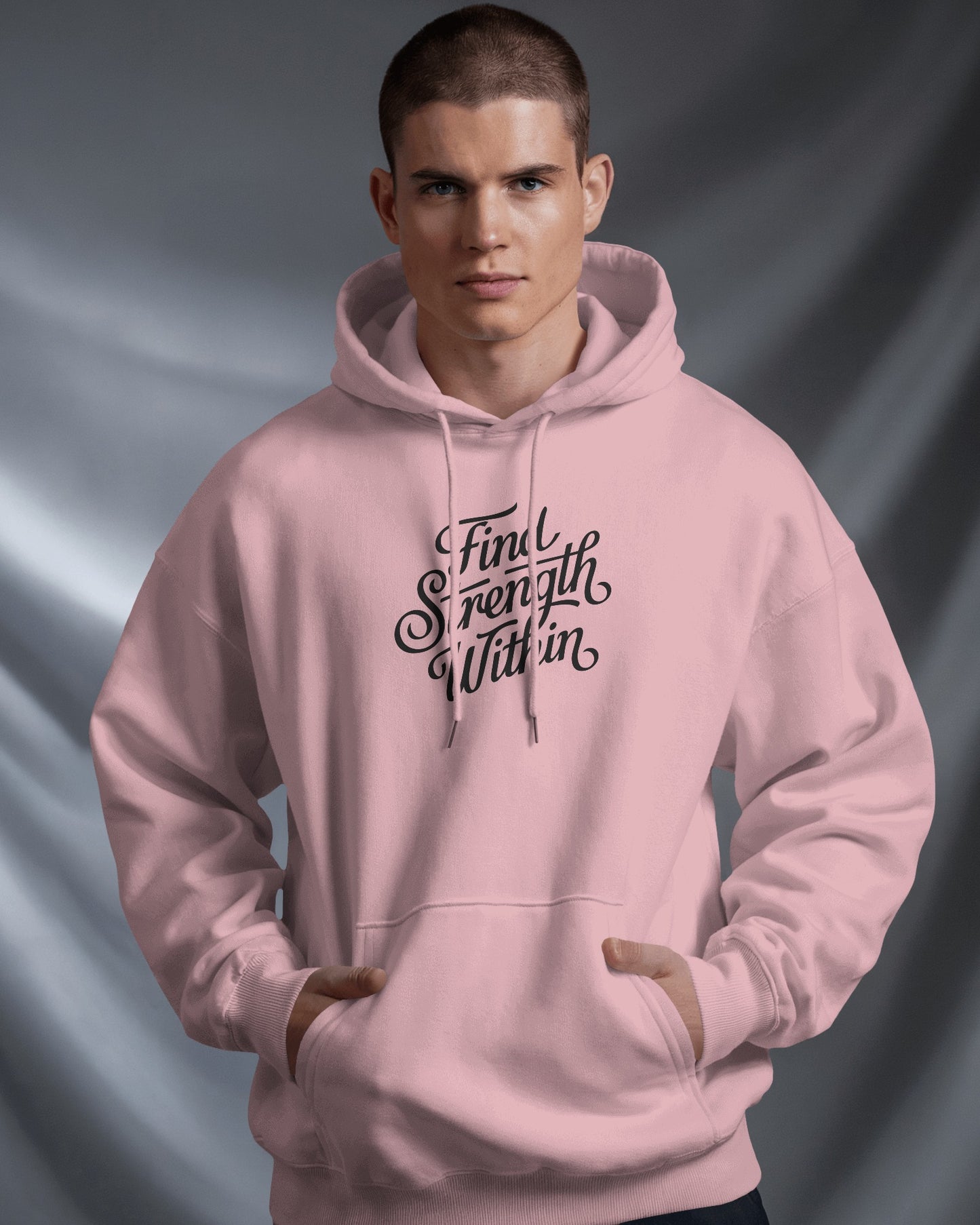 Find Strength Within Hoodie - Men's Heavy Blend™ for Comfort and Motivation